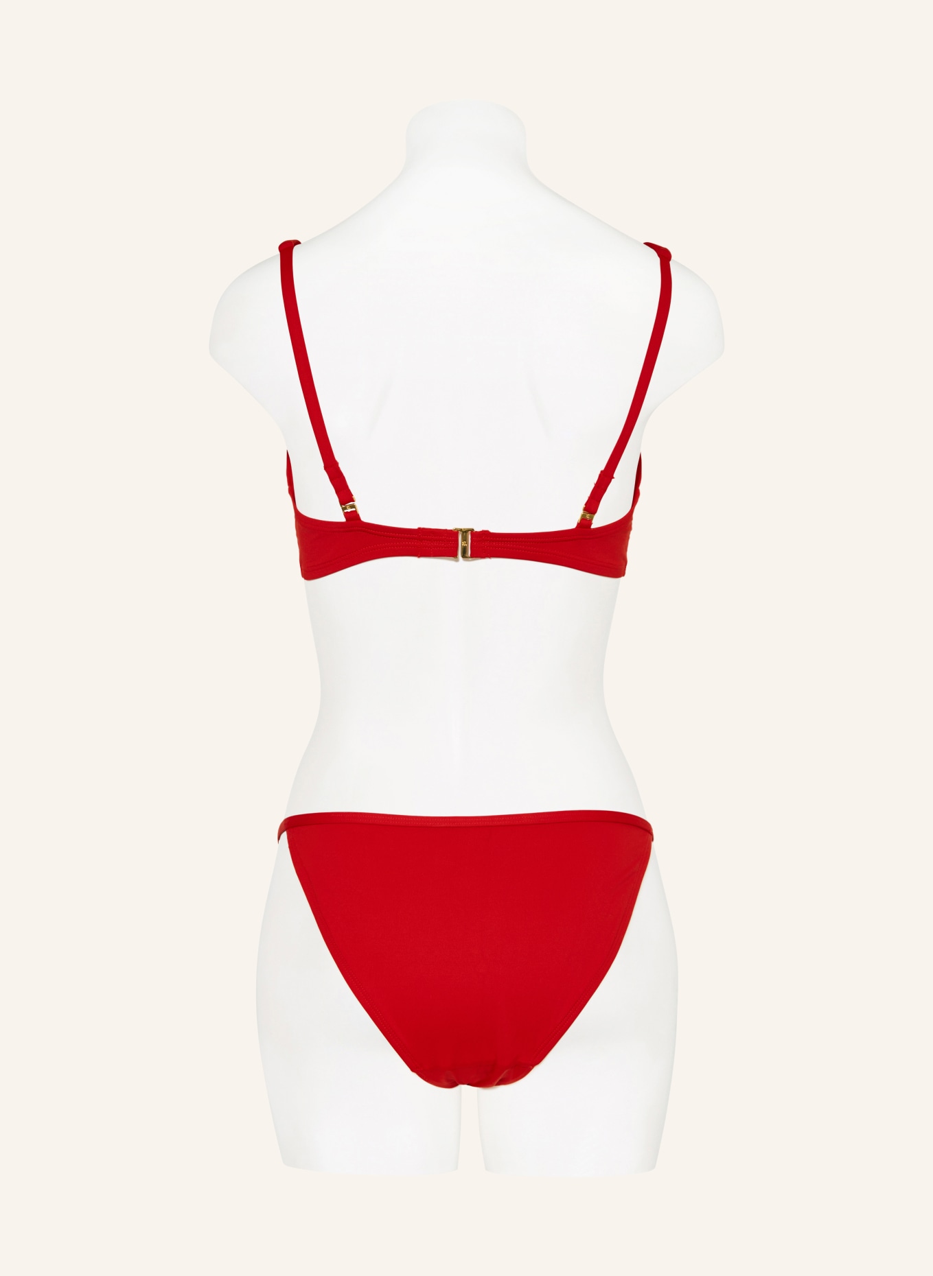 LAUREN RALPH LAUREN Triangel-bikinibroekje BEACH CLUB SOLIDS: ROOD