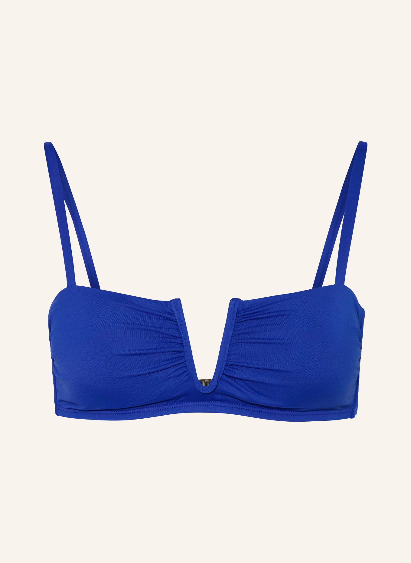 LAUREN RALPH LAUREN Bustier-Bikini-Top BEACH CLUB SOLIDS: BLAU