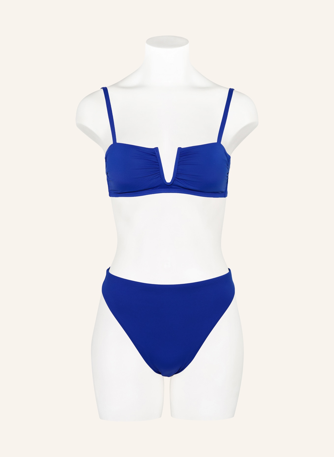 LAUREN RALPH LAUREN Bustier-Bikini-Top BEACH CLUB SOLIDS: BLAU