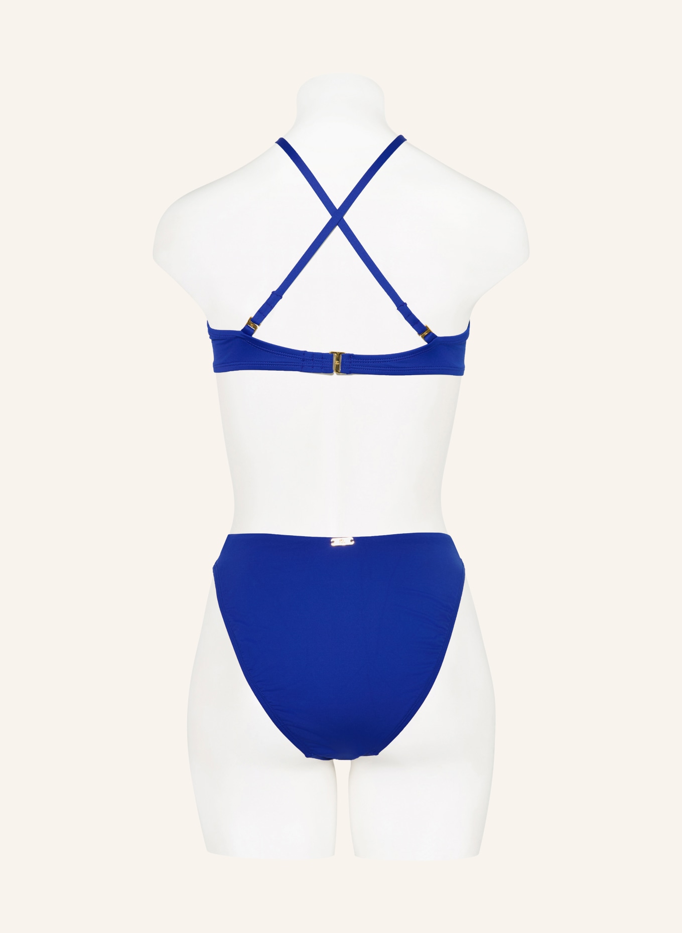 LAUREN RALPH LAUREN Bustier-Bikini-Top BEACH CLUB SOLIDS: BLAU