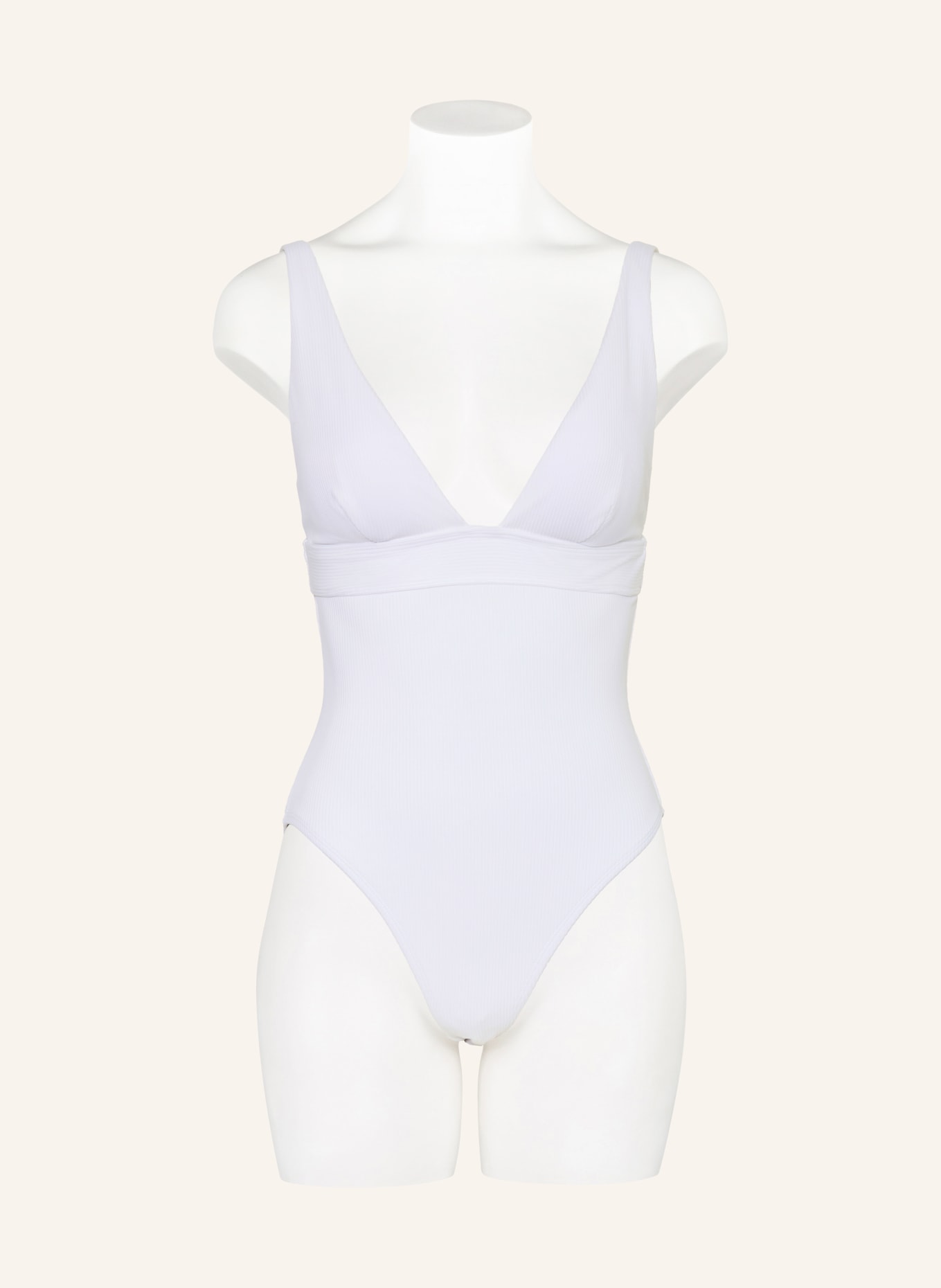 LAUREN RALPH LAUREN Badeanzug: WEISS