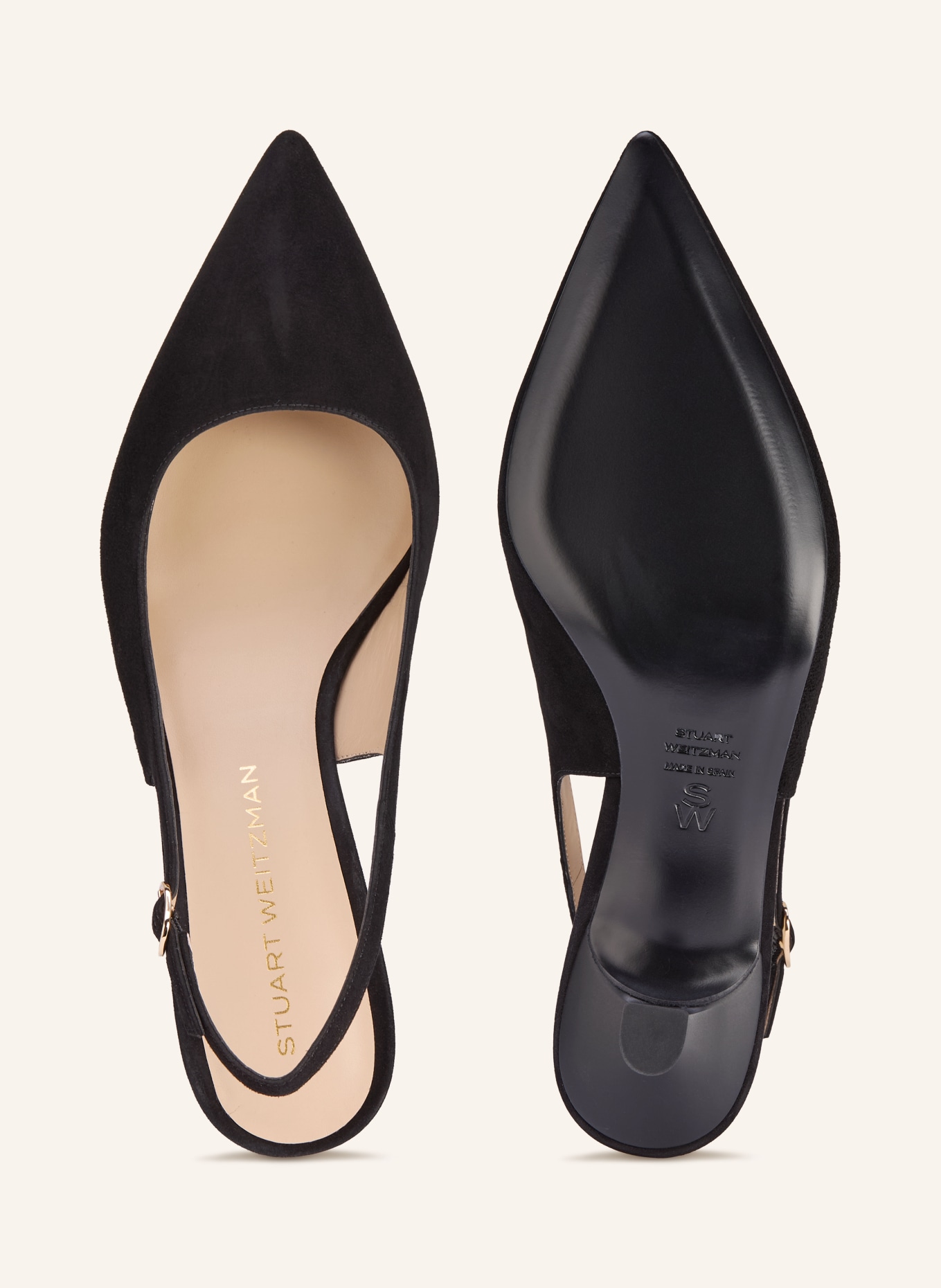 STUART WEITZMAN Slingpumps SCULPT: SCHWARZ