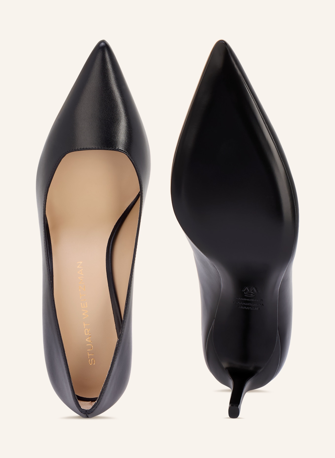 STUART WEITZMAN Czółenka STUART POWER: CZARNY