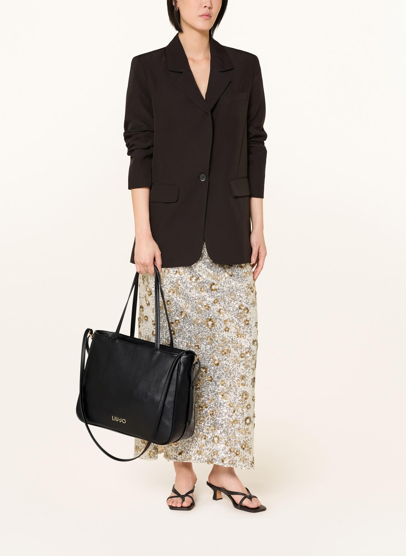 LIU JO shopper: BLACK / GOLD