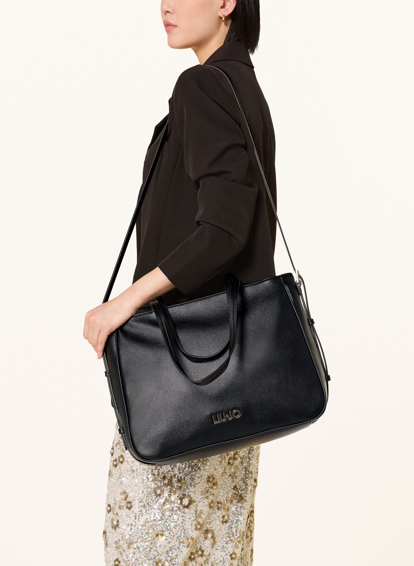 LIU JO shopper: BLACK / GOLD