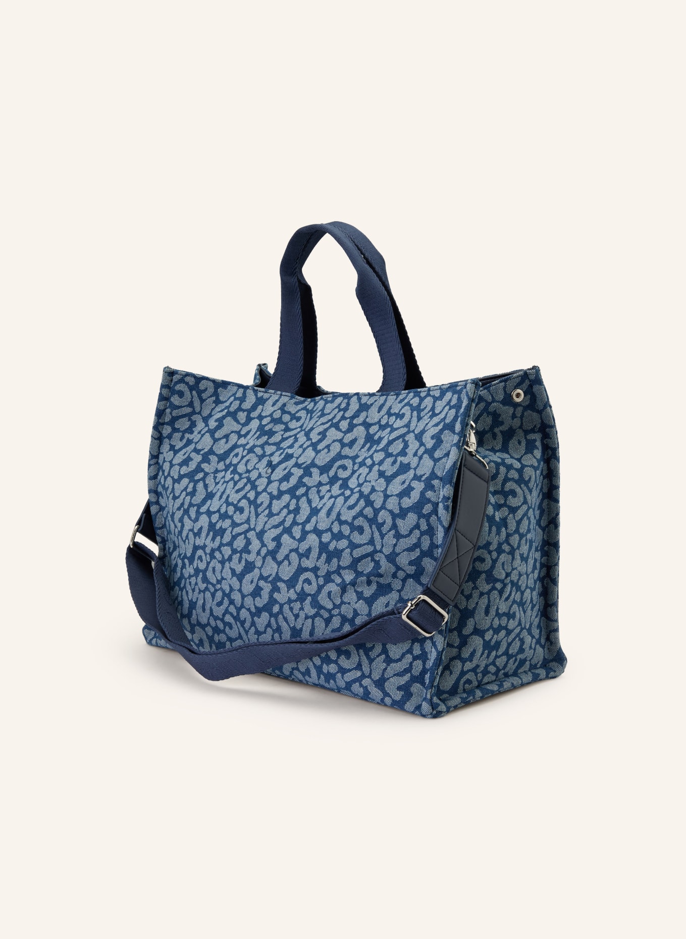 LIU JO Handtasche mit Schmuckperlen: BLAU / HELLBLAU