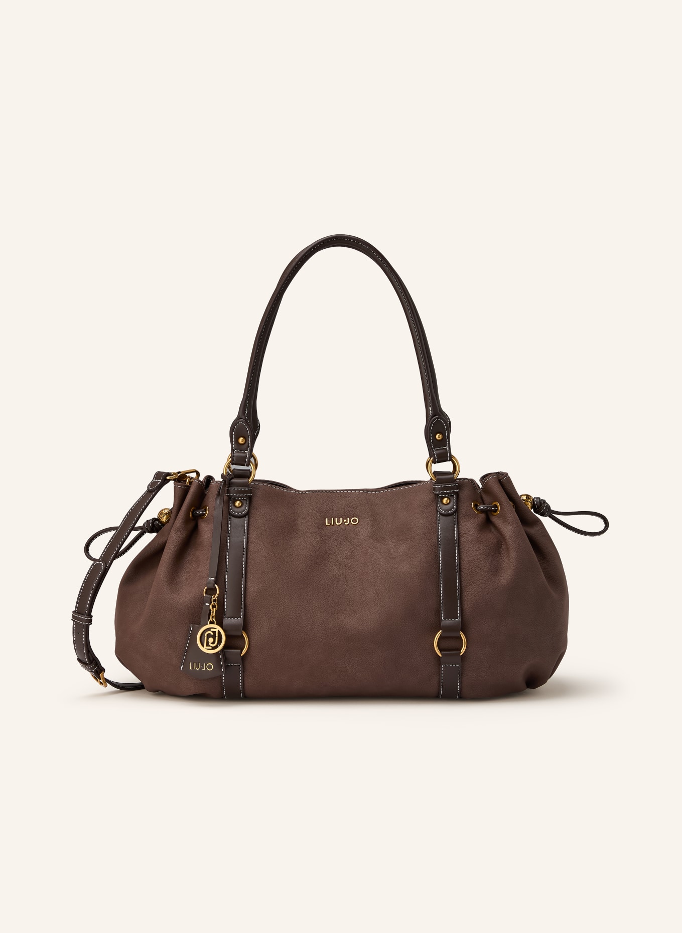LIU JO sac à main: MARRON / OR