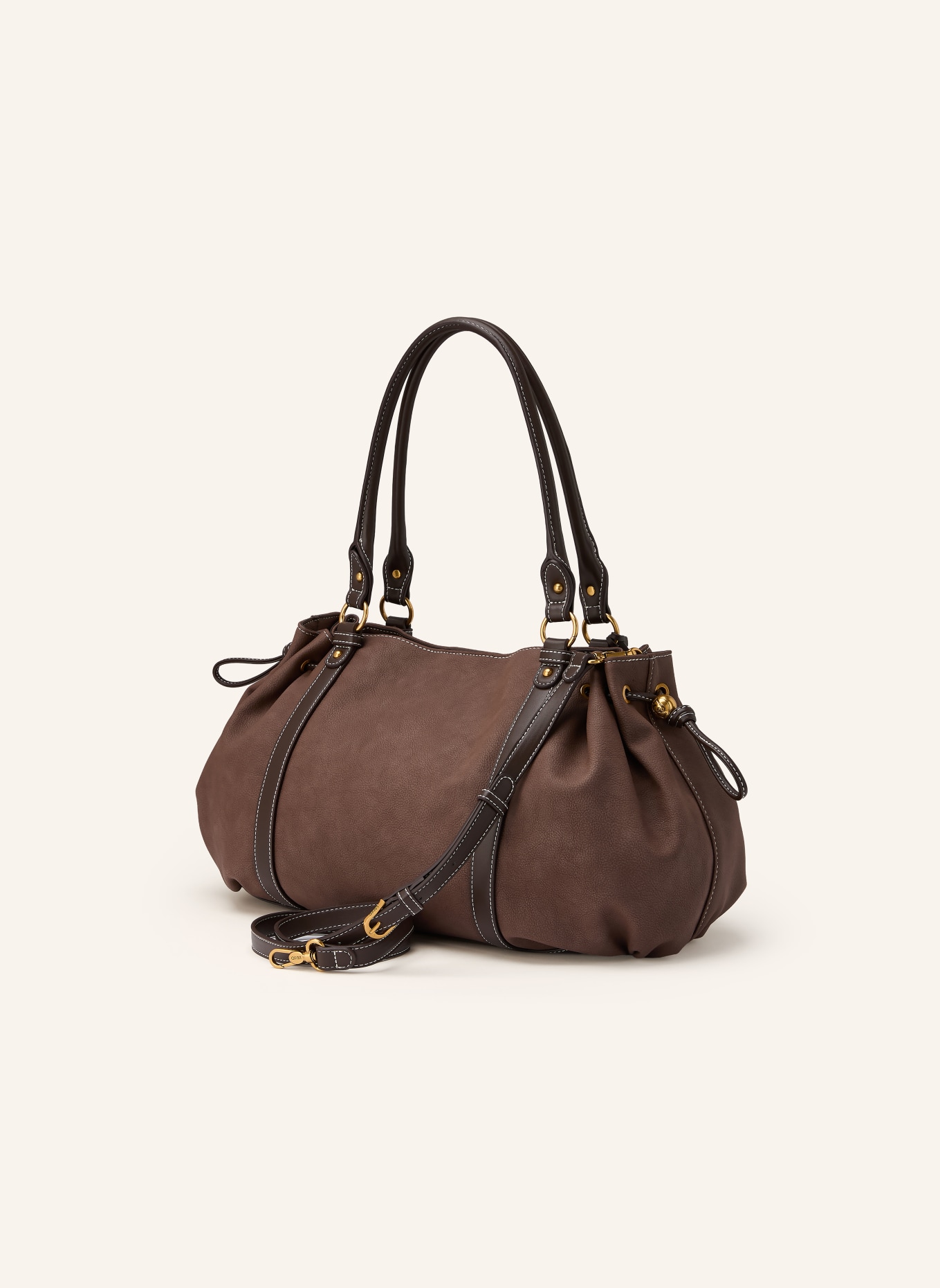 LIU JO sac à main: MARRON / OR