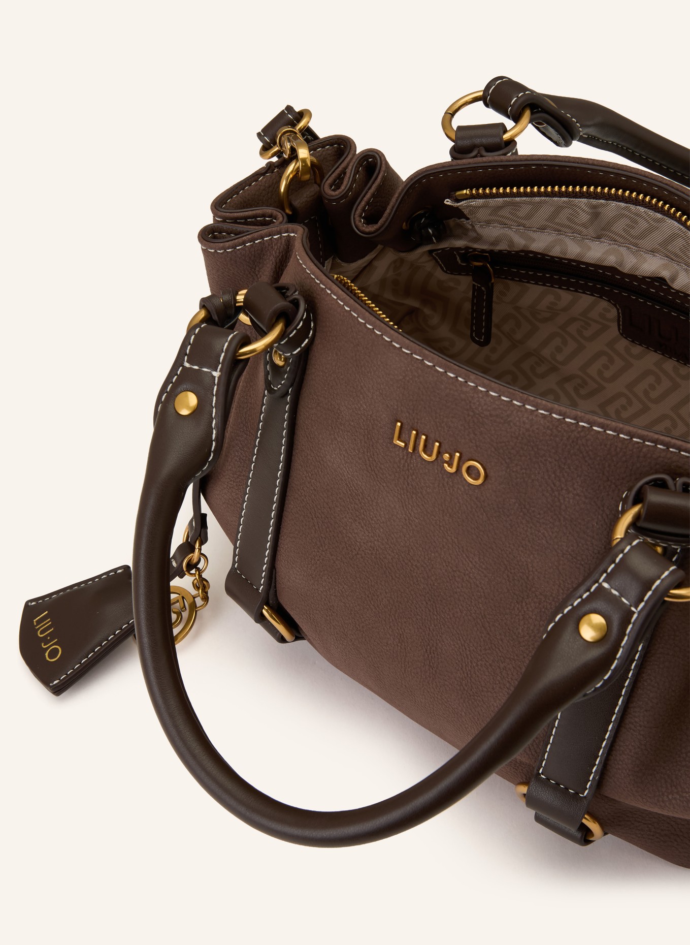 LIU JO torebka: BRĄZOWY / CIEMNOBRĄZOWY