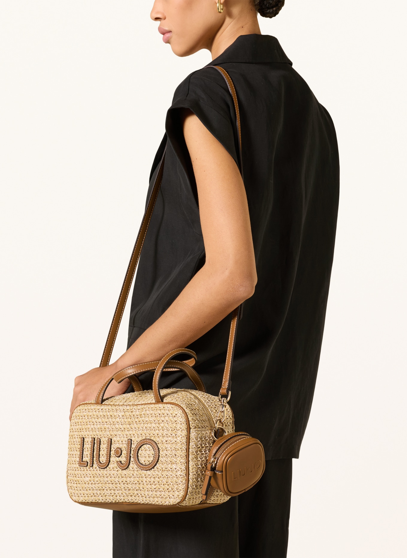 LIU JO Handtas met etui: LICHTBRUIN / BRUIN