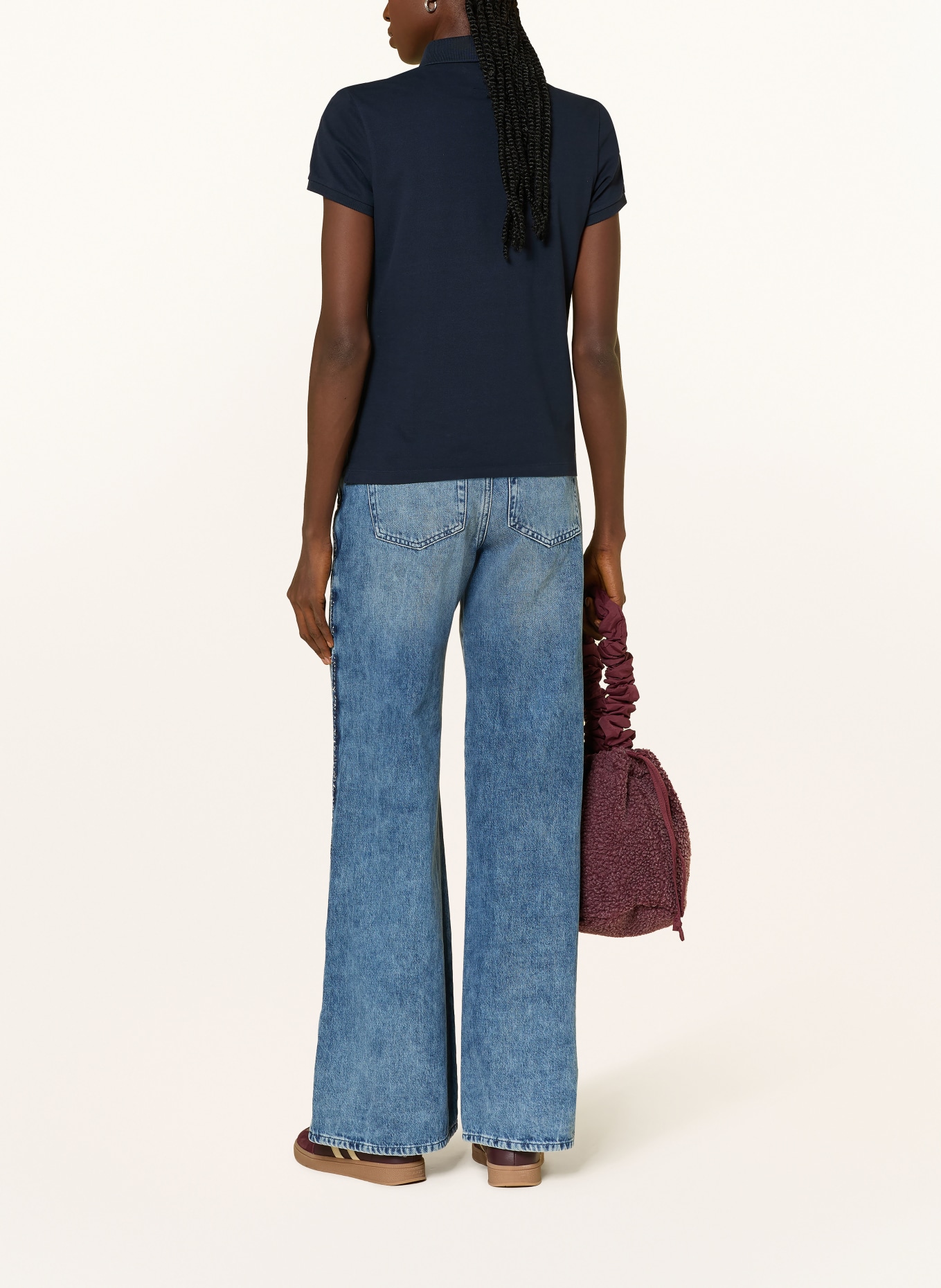 PARAJUMPERS Polo piqué ENIF: BLEU FONCÉ