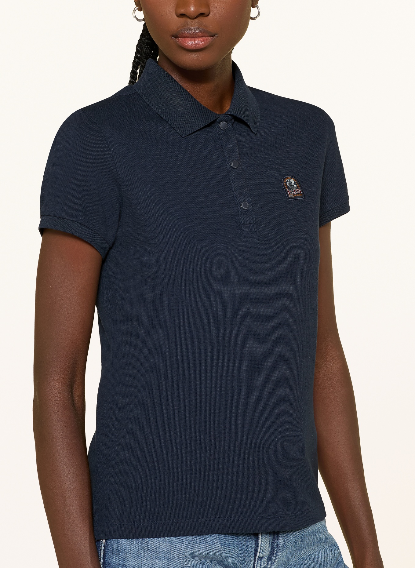 PARAJUMPERS Polo piqué ENIF: BLEU FONCÉ