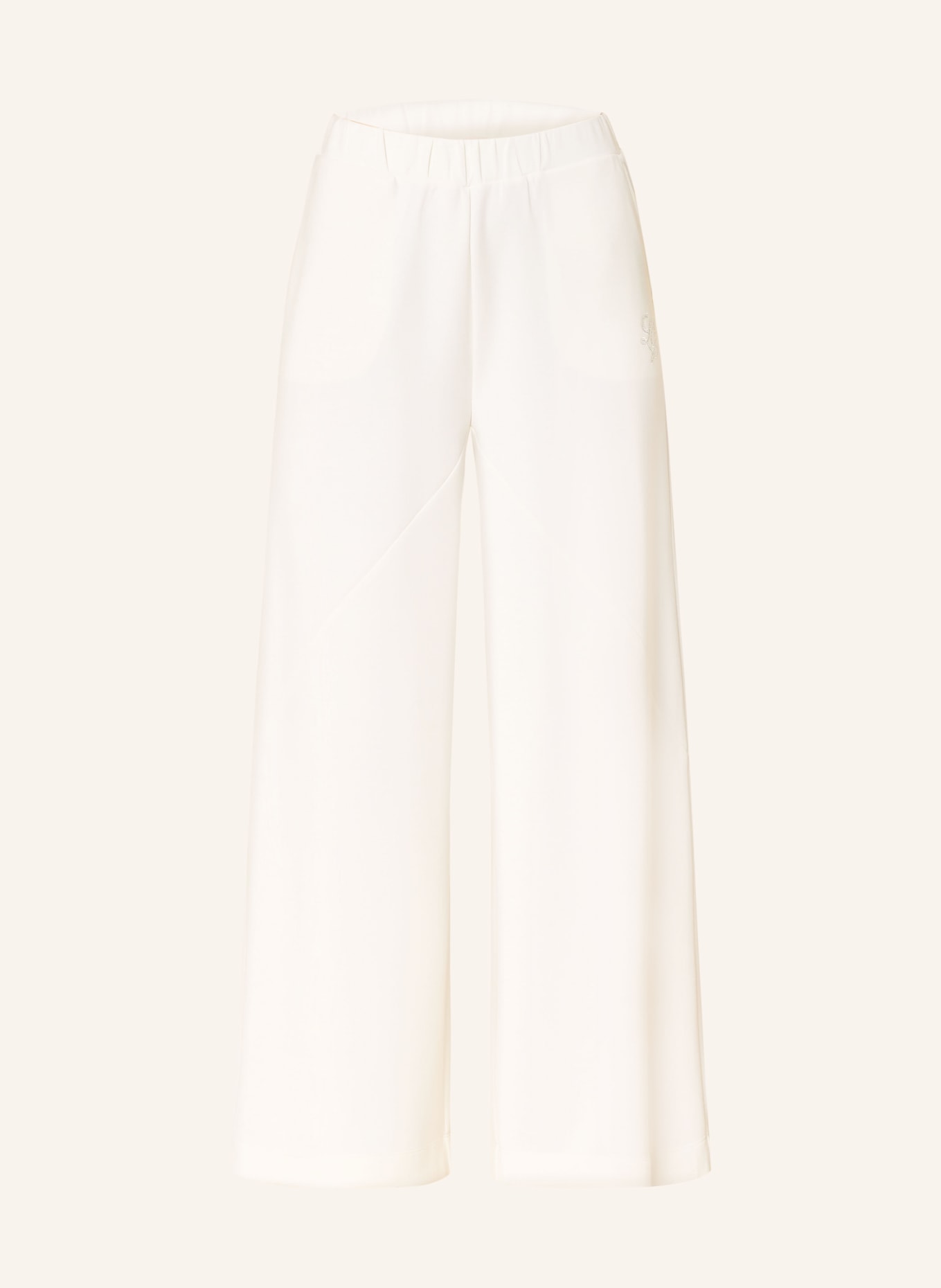 LIU JO Jogging-style pants: WHITE