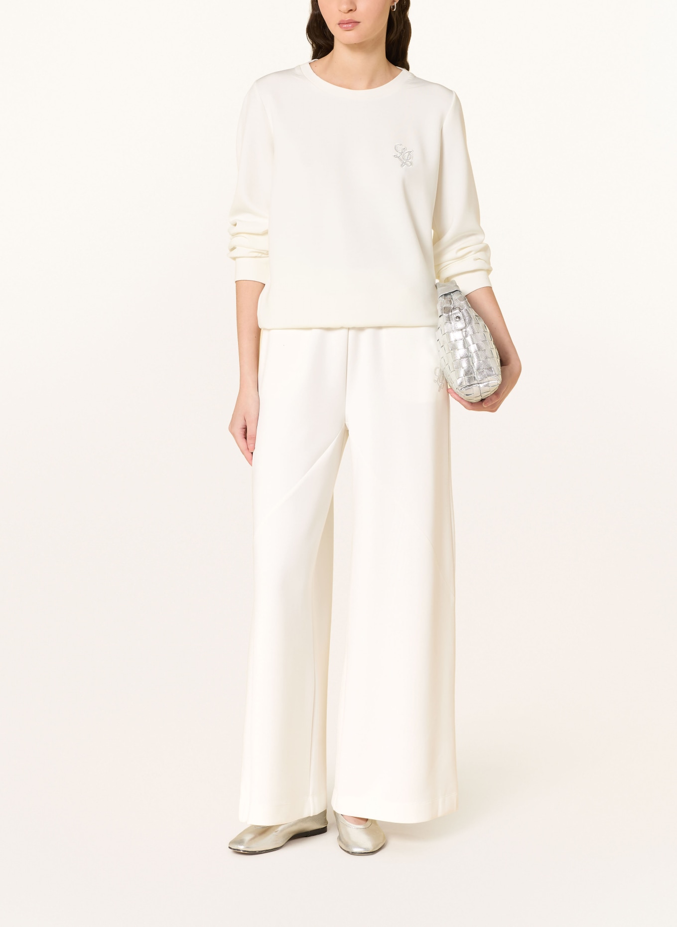 LIU JO Jogging-style pants: WHITE