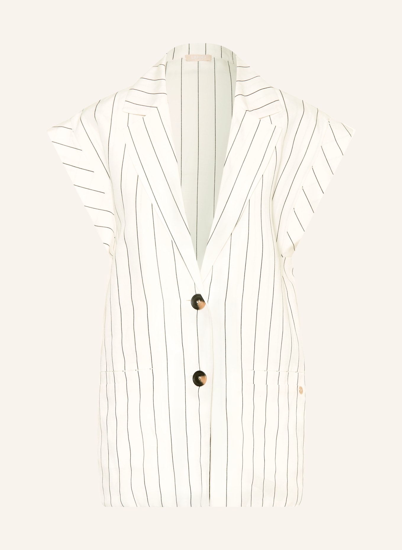 LIU JO blazervest: WIT / ZWART