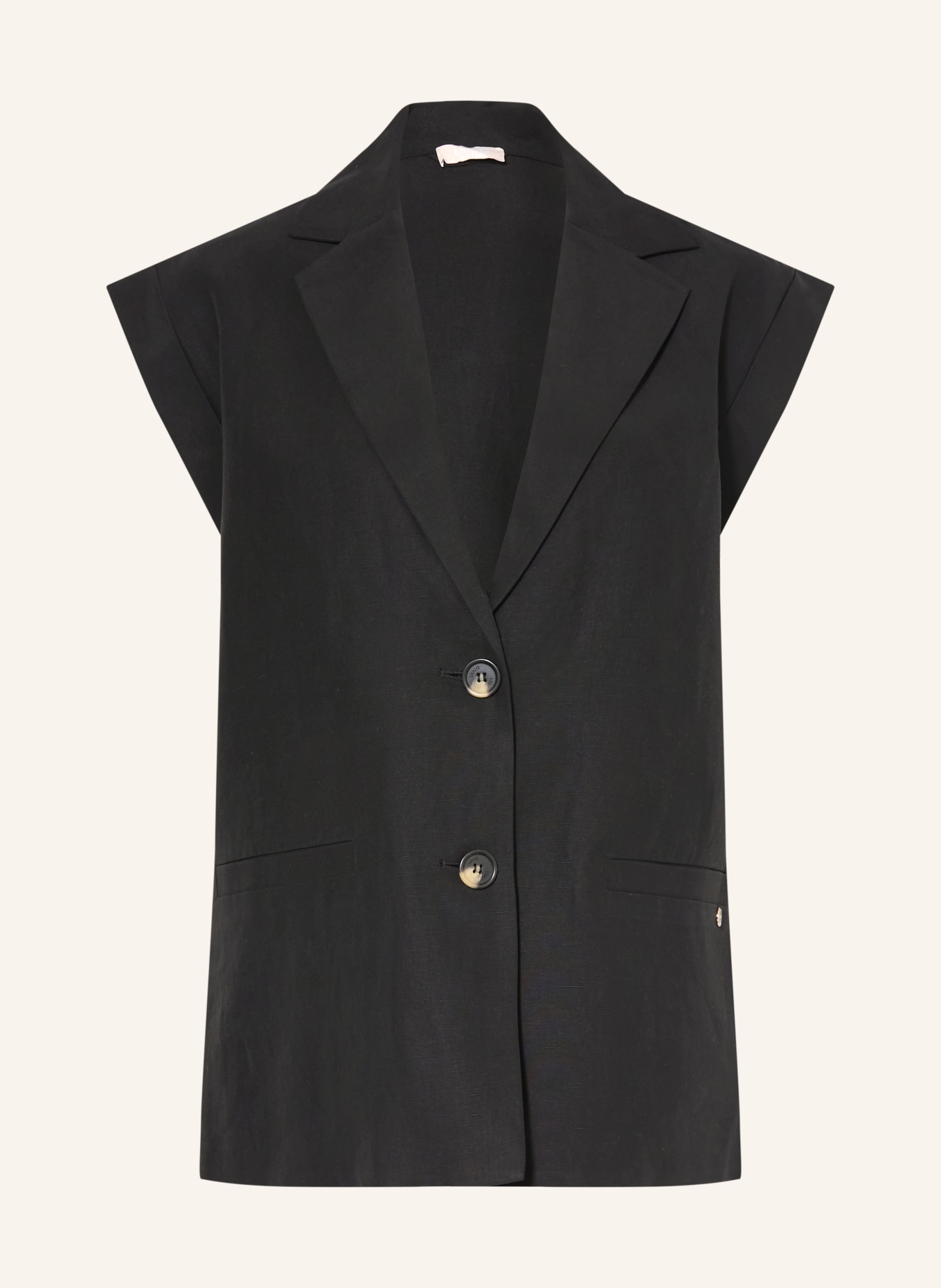 LIU JO blazervest: ZWART