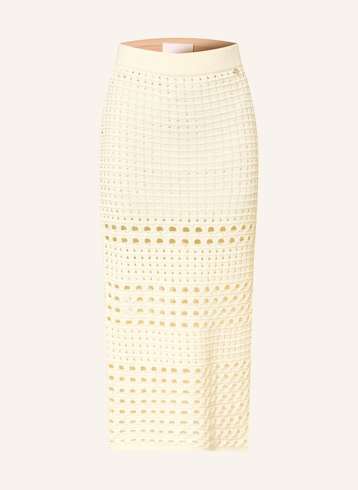 LIU JO Gehaakte rok: CRÈME