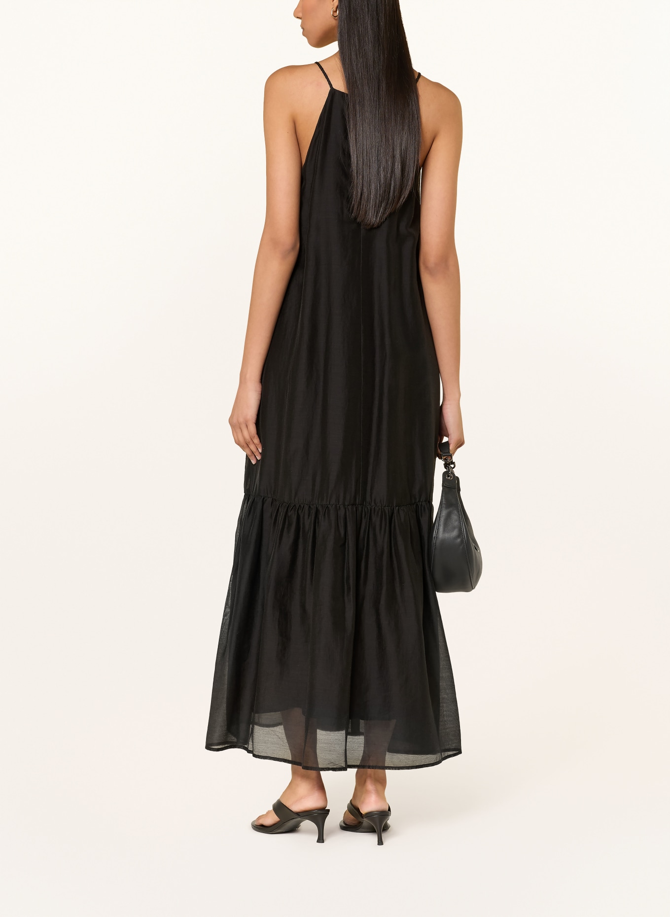 LIU JO Sukienka z falbanami: CZARNY