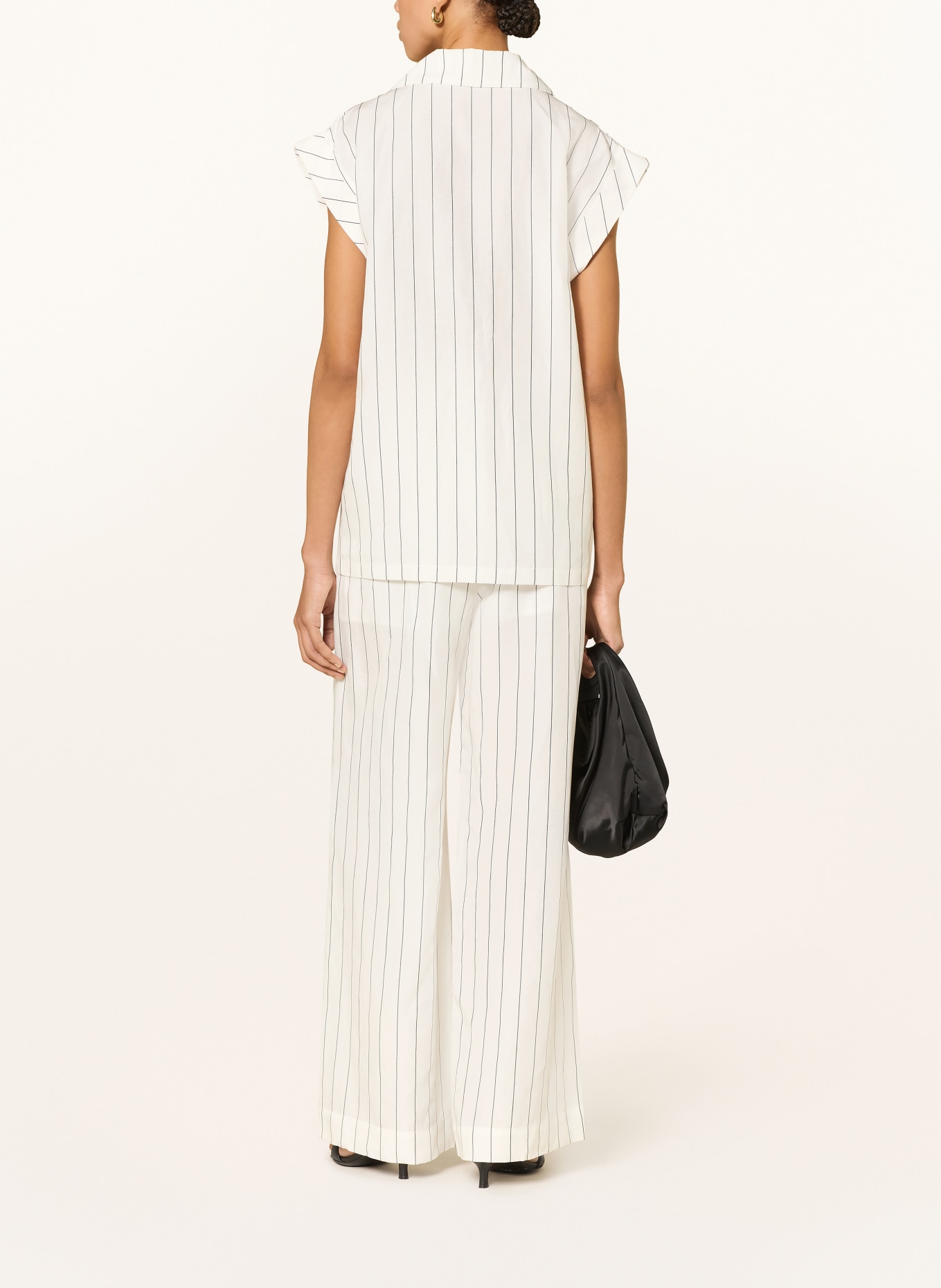 LIU JO Marlenehose: WEISS / SCHWARZ