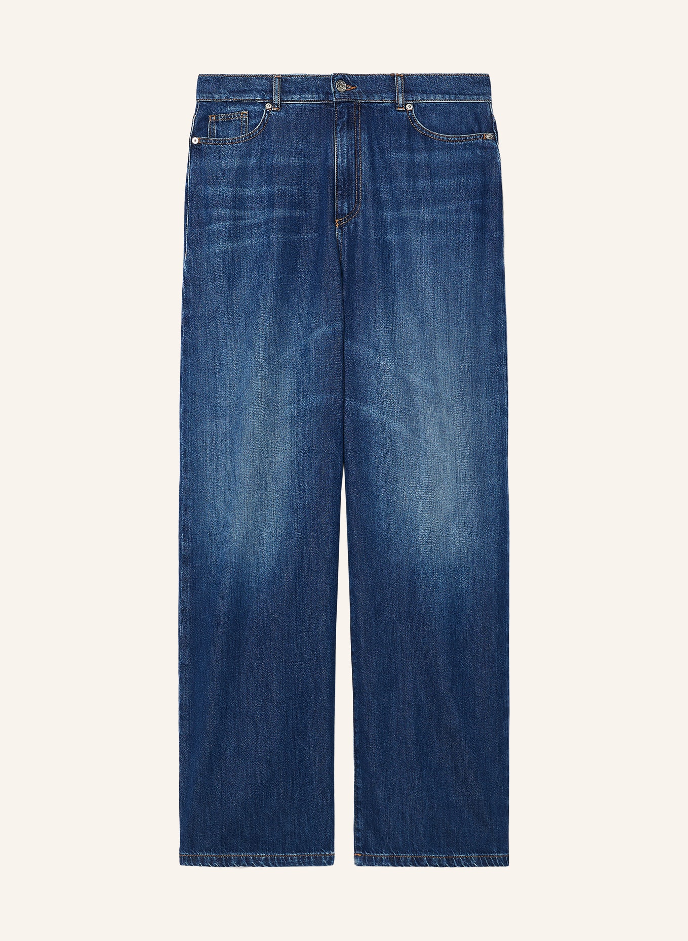 MARINA RINALDI Wide Leg Jeans BABY: 005 NAVY