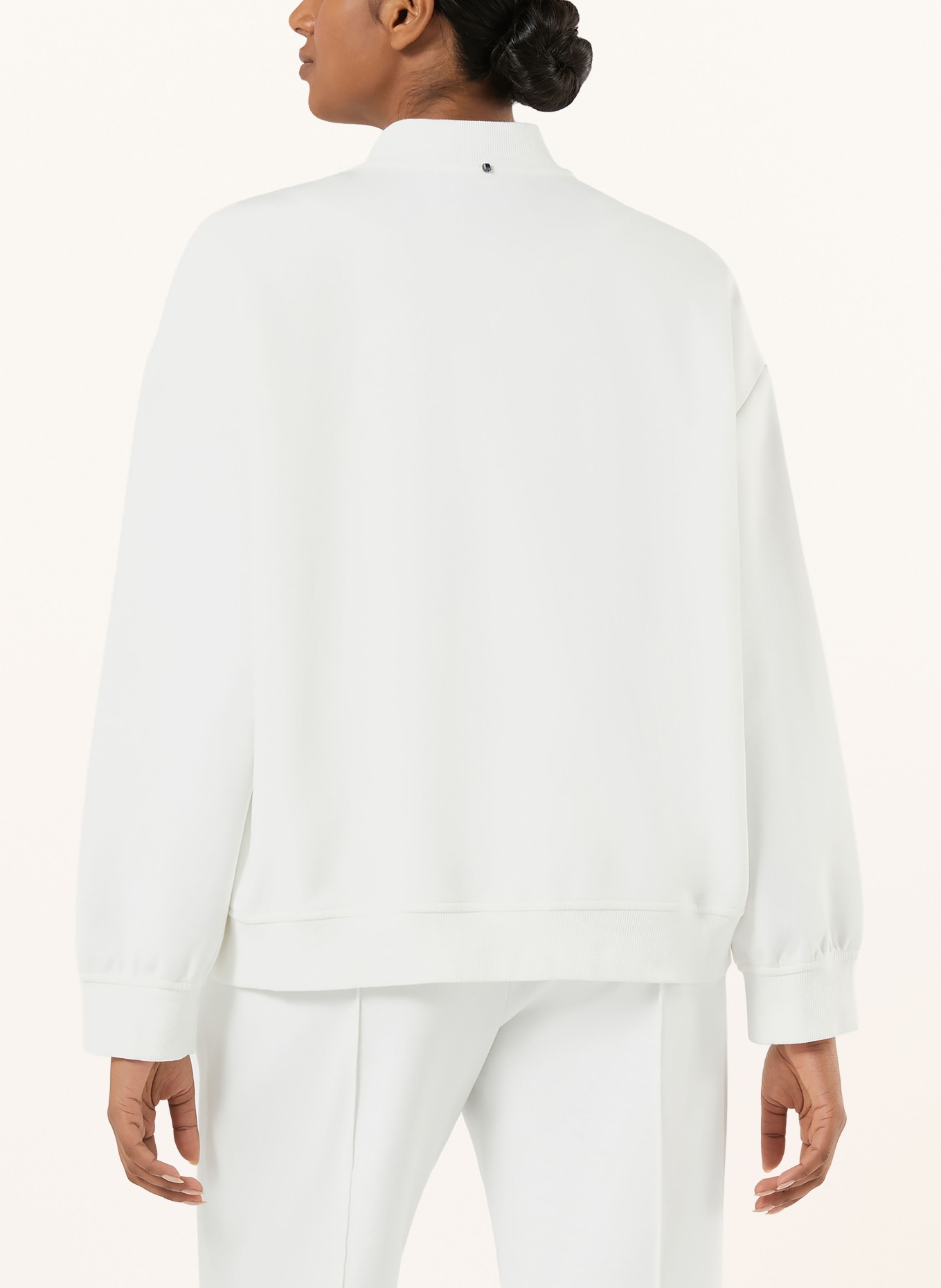 MARINA RINALDI Sweat-Blouson GIRAFFA: WEISS