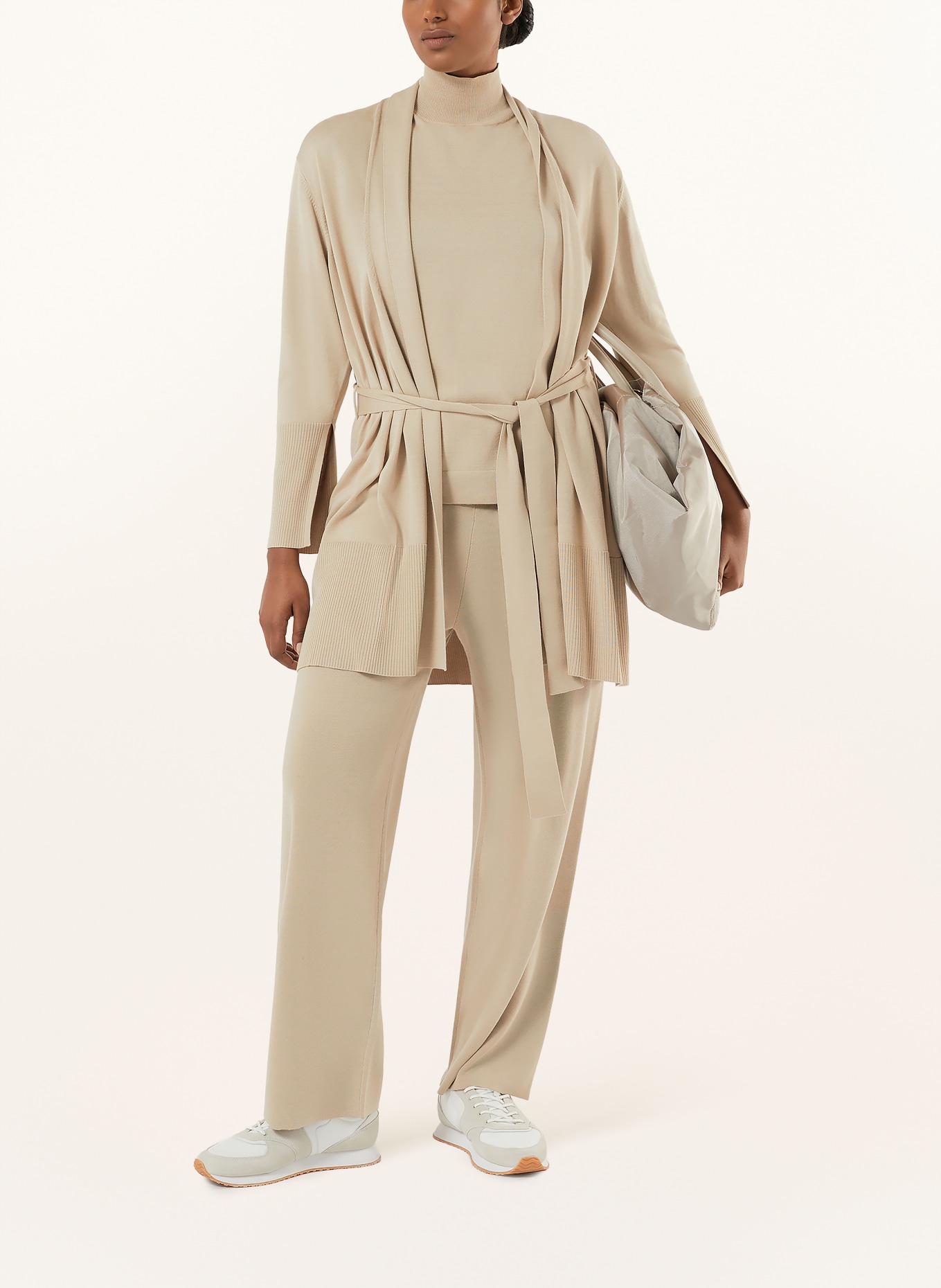 MARINA RINALDI FIOCCHI knit pants: BEIGE