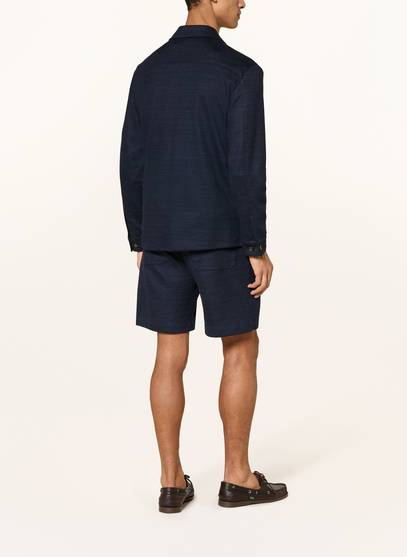 eleventy shorts en tricot: BLEU FONCÉ