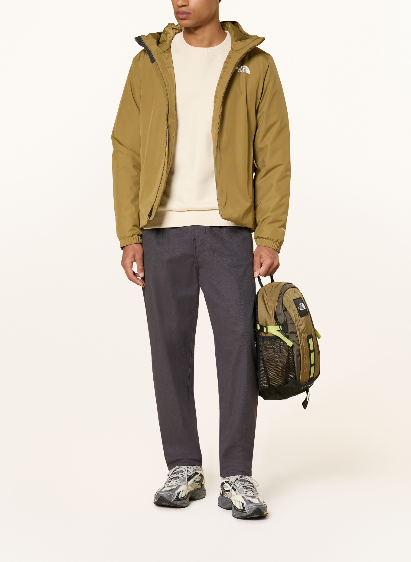 THE NORTH FACE HOT SHOT MINI backpack: OLIVE / KHAKI / BLACK