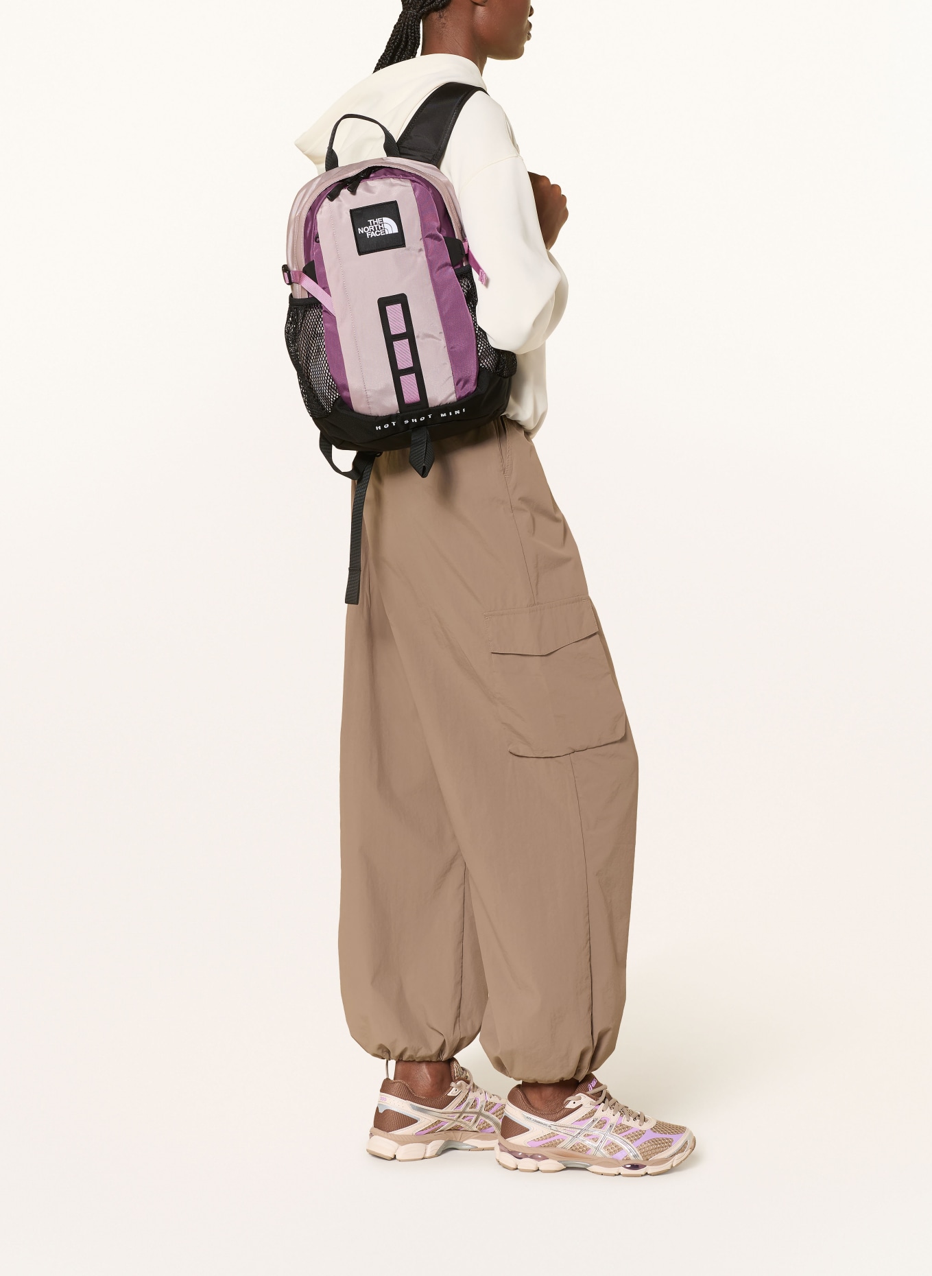 THE NORTH FACE HOT SHOT MINI backpack: ROSE / PINK / BLACK