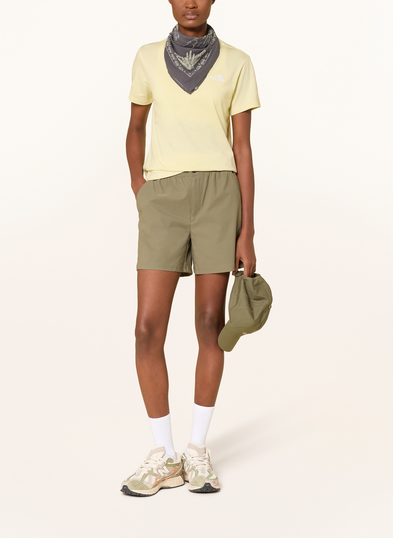 THE NORTH FACE T-Shirt EVOLUTION SIMPLE DOME: HELLGELB