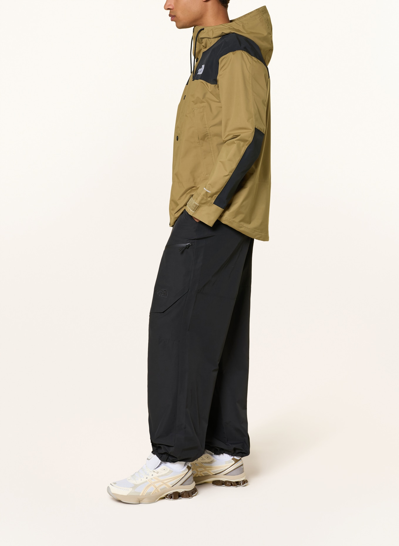 THE NORTH FACE Veste fonctionnelle REIGN ON: KAKI / NOIR