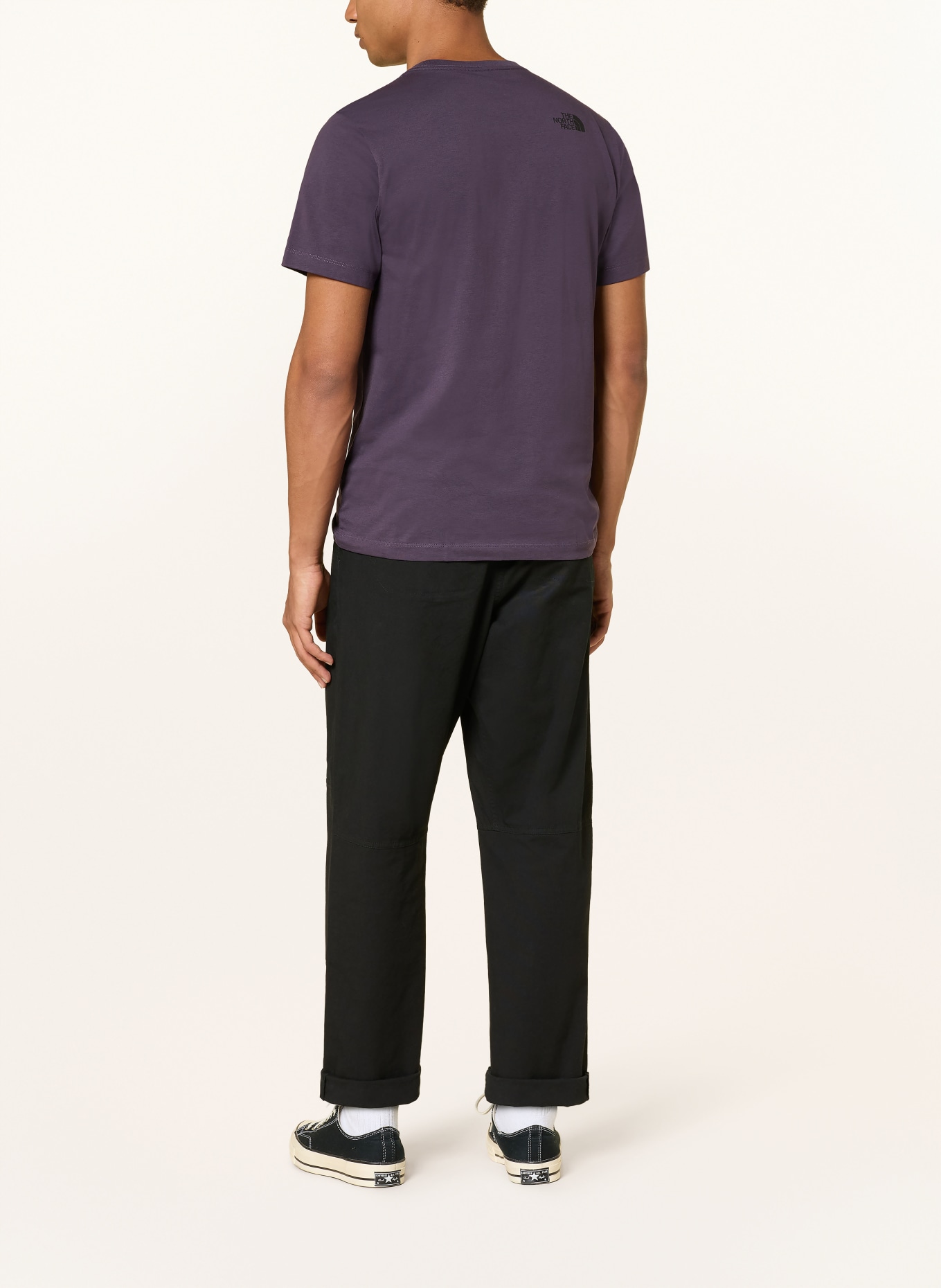 THE NORTH FACE T-Shirt EVOLUTION BOX HALF DOME: DUNKELLILA