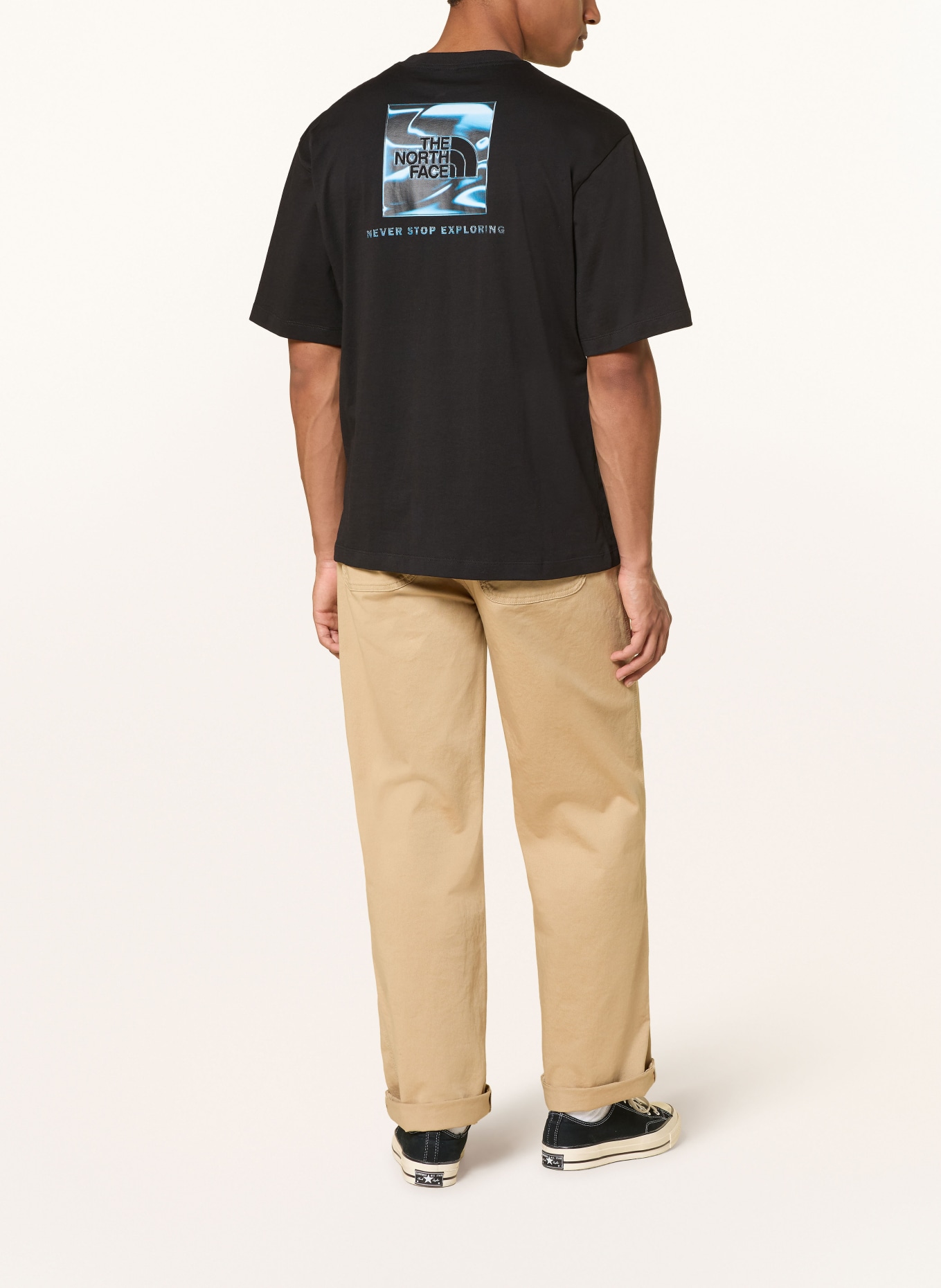 THE NORTH FACE LIQUID BOX T-shirt: BLACK
