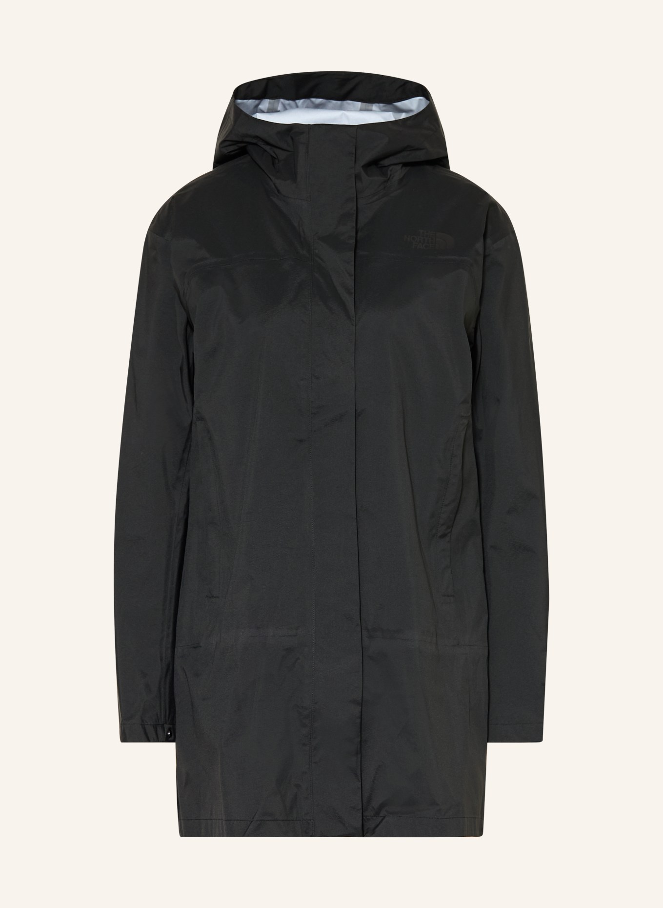 THE NORTH FACE Regenparka VOYAGE 3L HOODED: SCHWARZ
