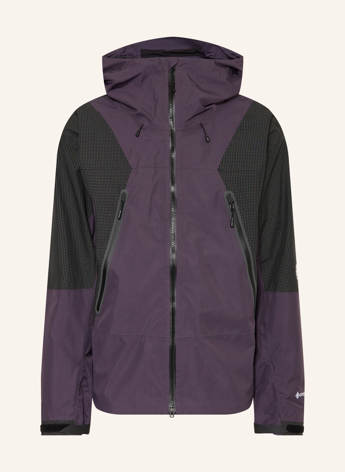 THE NORTH FACE Funktionsjacke HIKE SPECTRA GTX MOUNTAIN: DUNKELLILA / SCHWARZ