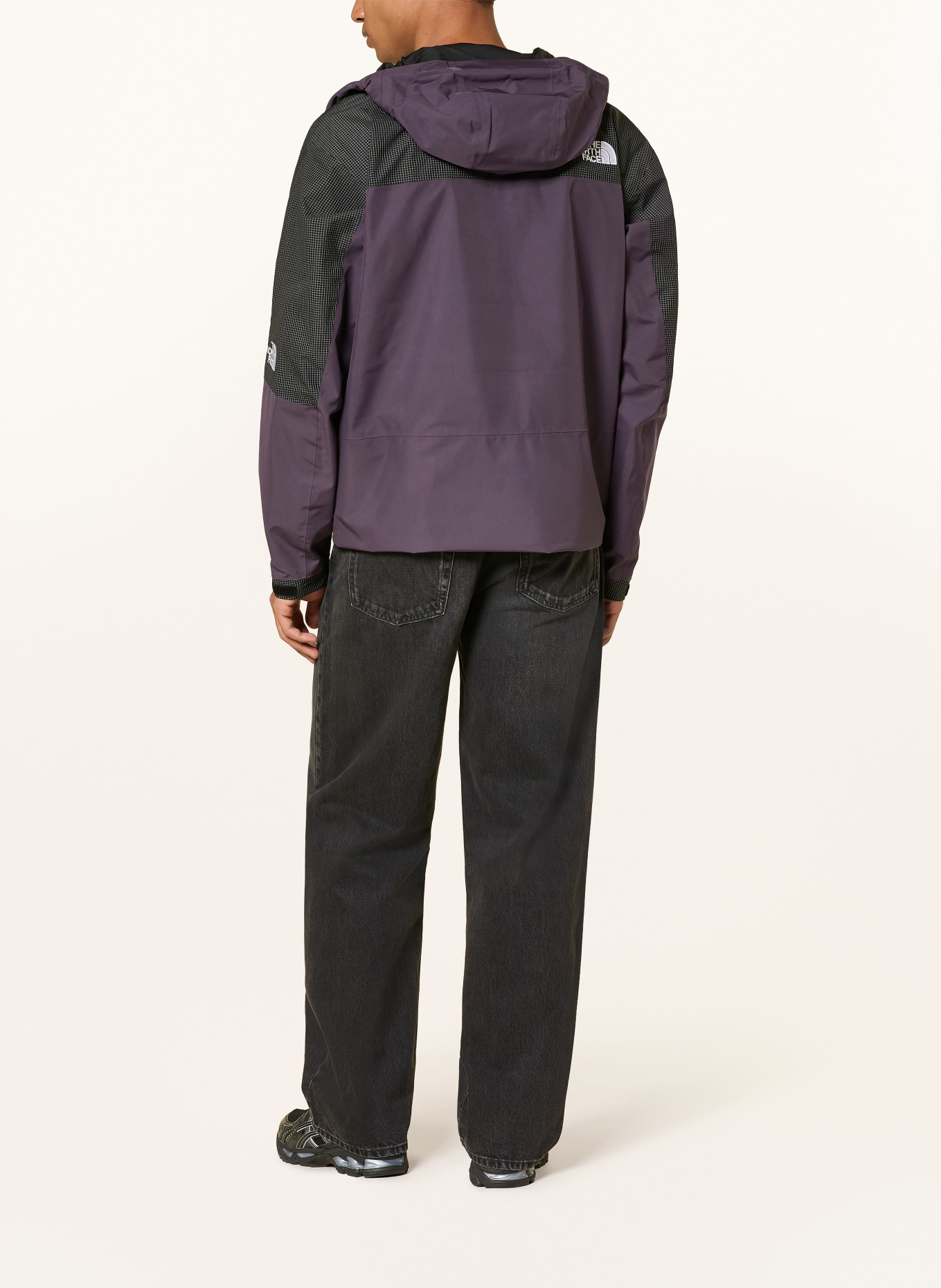 THE NORTH FACE Funktionsjacke HIKE SPECTRA GTX MOUNTAIN: DUNKELLILA / SCHWARZ