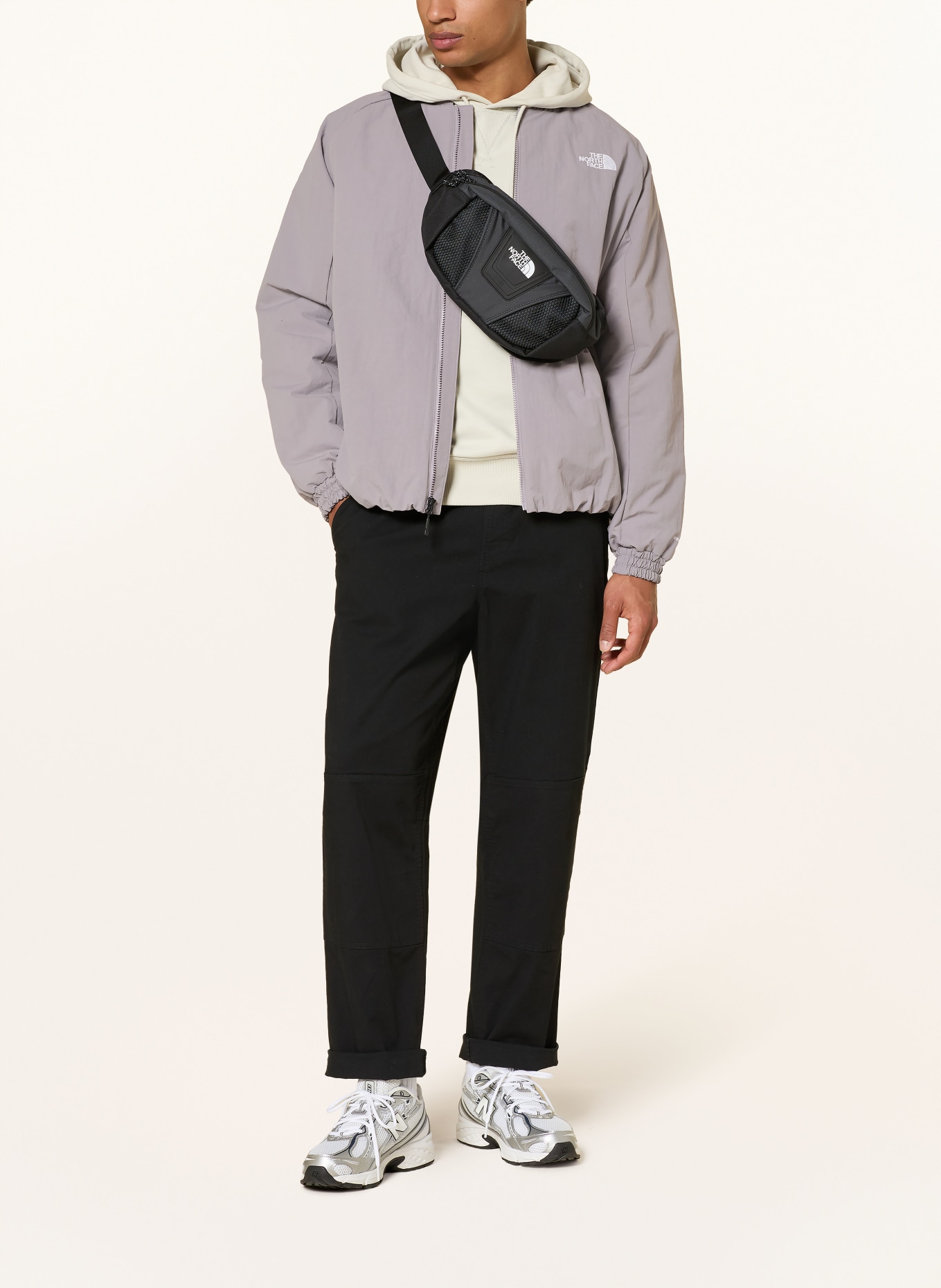 THE NORTH FACE Veste fonctionnelle NSE: GRIS / BLANC