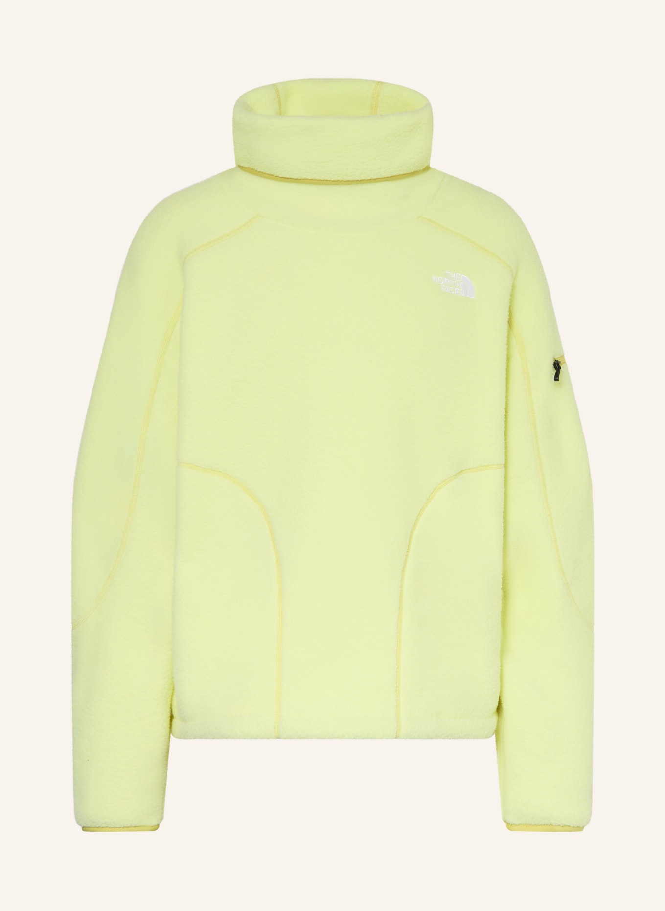 THE NORTH FACE Oversized hoodie NSE van fleece: GEEL / WIT