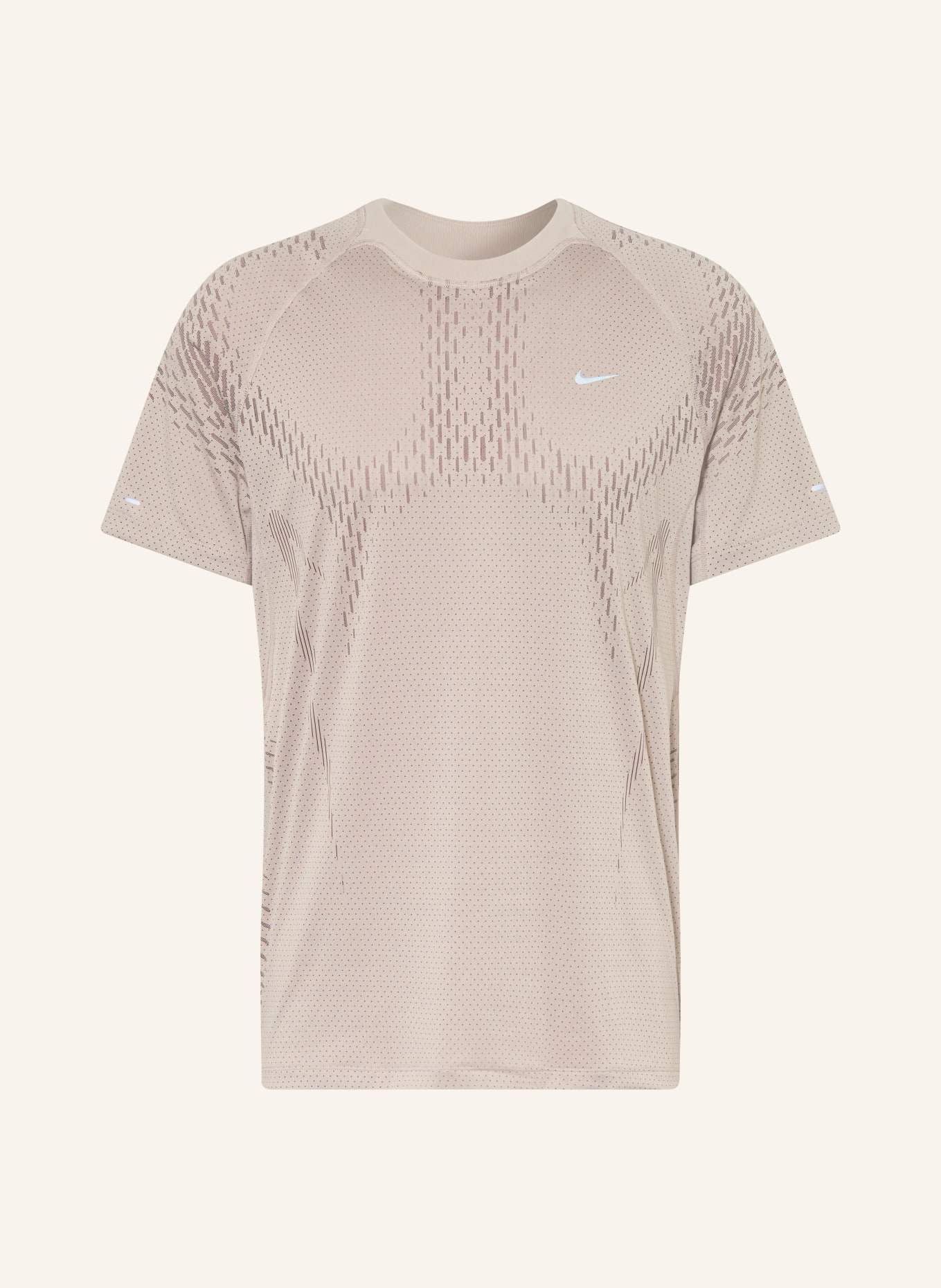 Nike STRIDE PLUS running shirt: TAUPE / BROWN