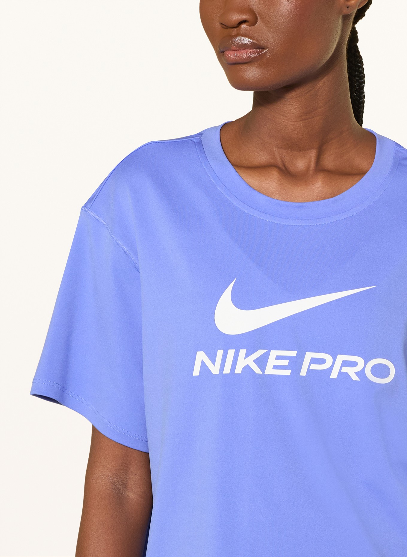 Nike Tričko PRO: MODRÁ / BÍLÁ