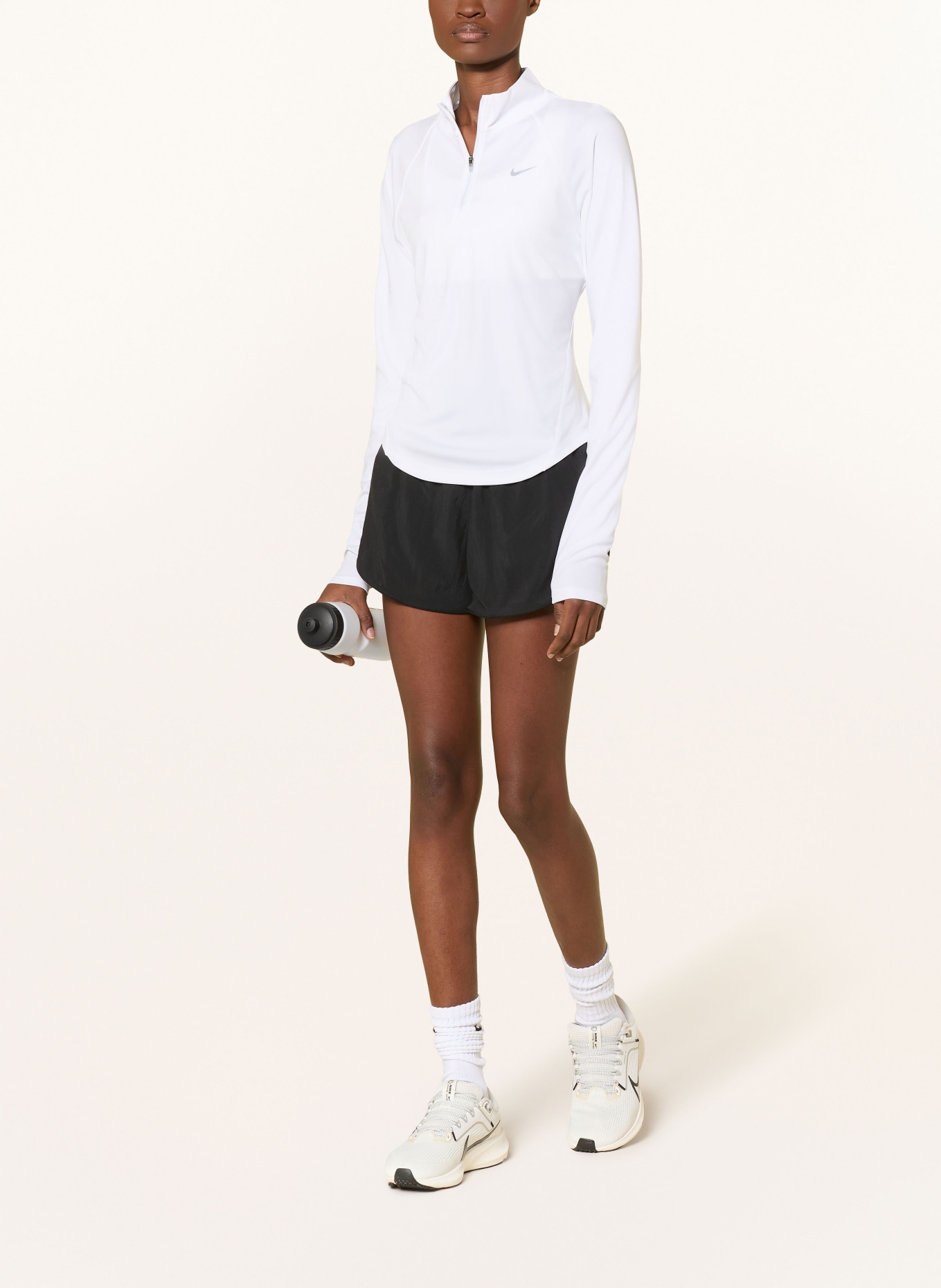 Nike 2-in-1-Laufshorts: SCHWARZ