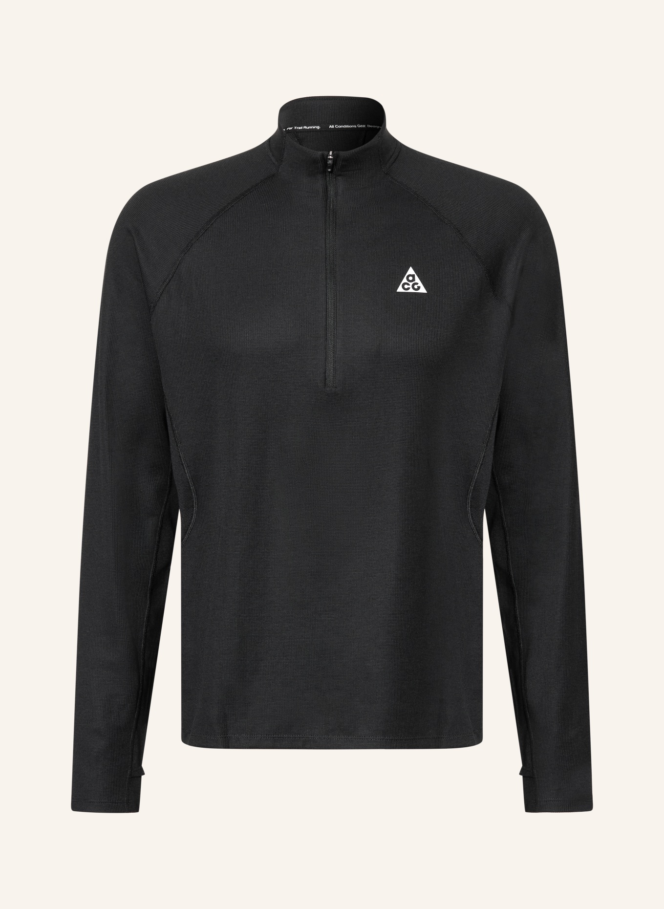 Nike ACG TRAIL running shirt: BLACK