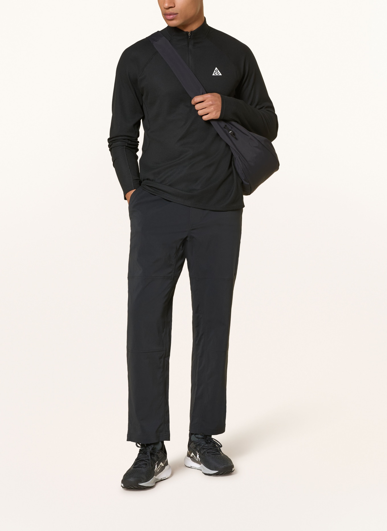 Nike ACG TRAIL running shirt: BLACK