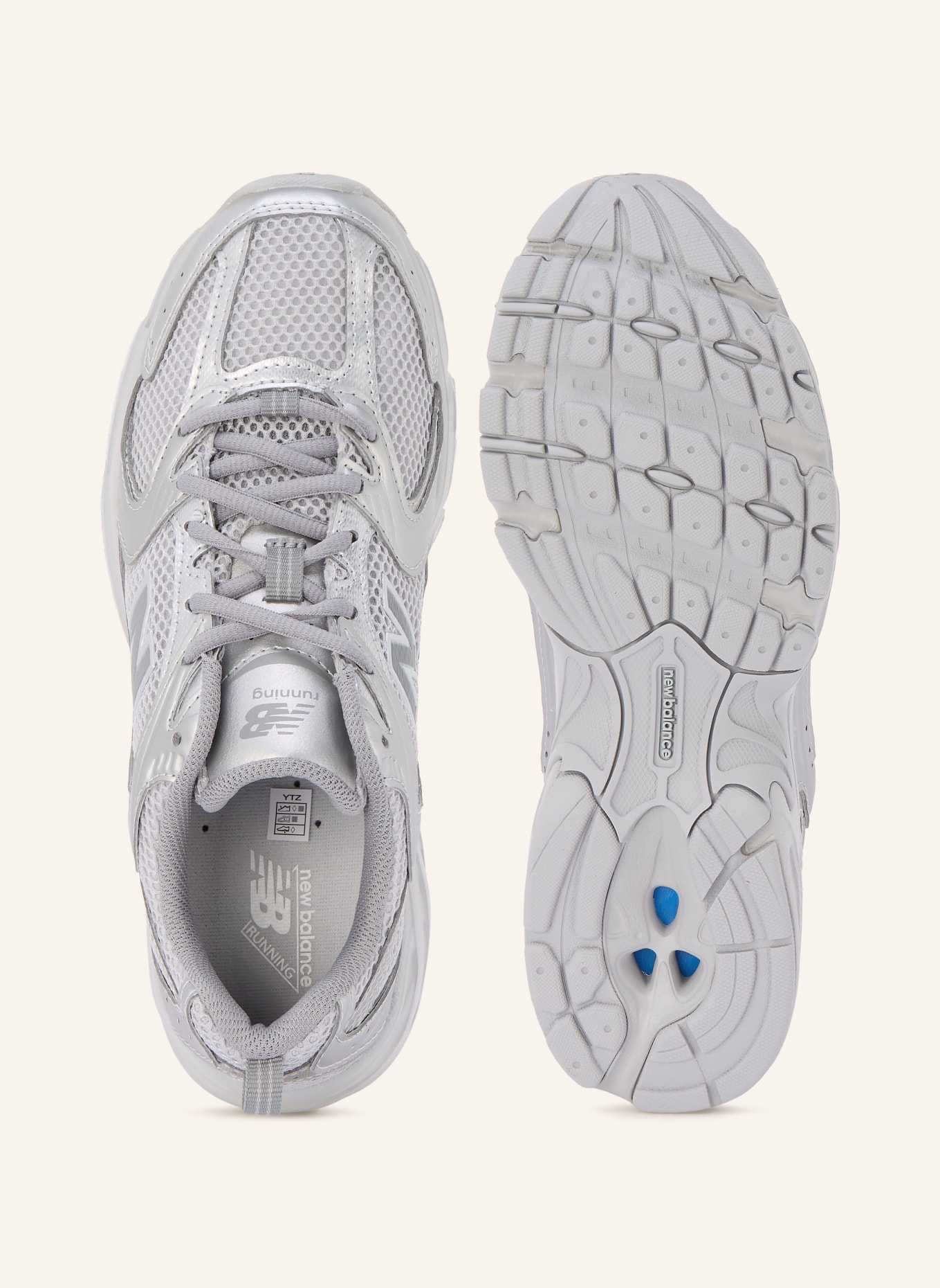 new balance Baskets 530: ARGENT