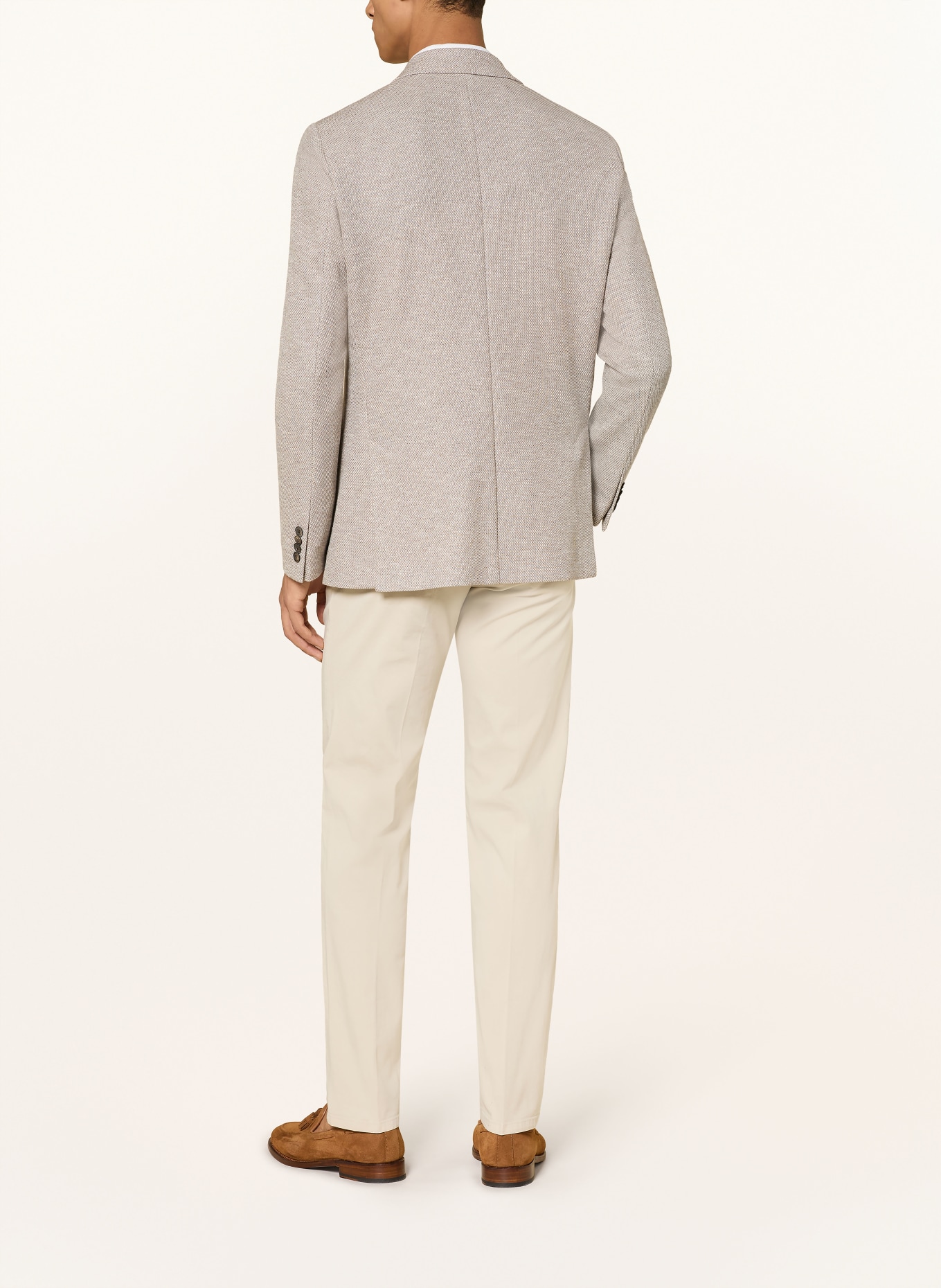 ROY ROBSON Marynarka Regular Fit: JASNOBRĄZOWY / BIAŁY