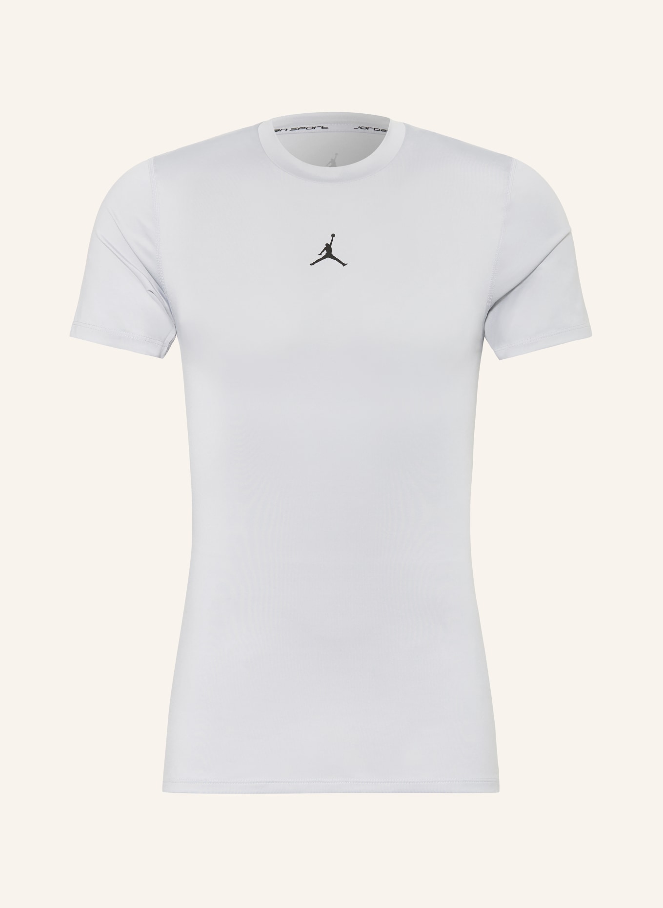 JORDAN JORDAN SPORT T-Shirt: GRAY / BLACK