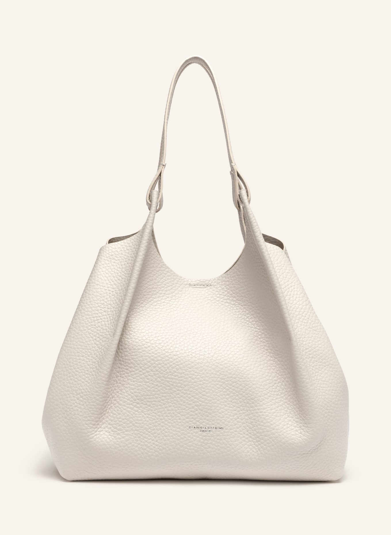 GIANNI CHIARINI Shopper DUA XL mit Pouch: CREME