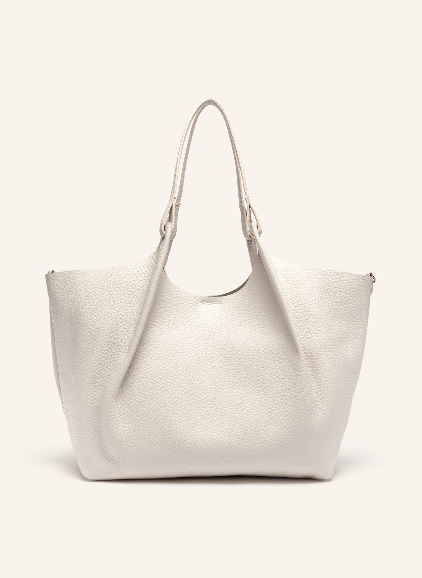 GIANNI CHIARINI Shopper DUA XL mit Pouch: CREME