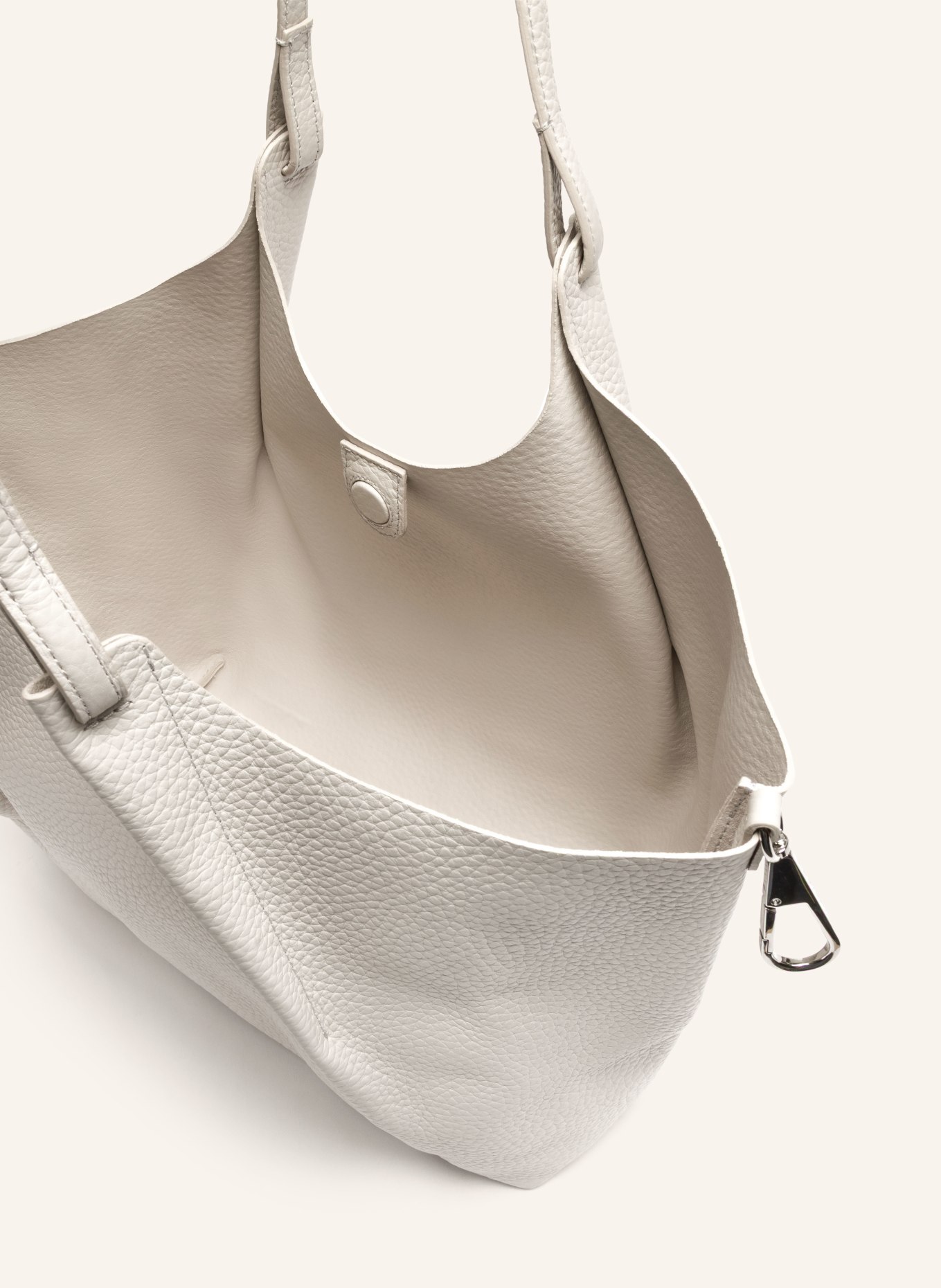 GIANNI CHIARINI Shopper DUA XL mit Pouch: CREME
