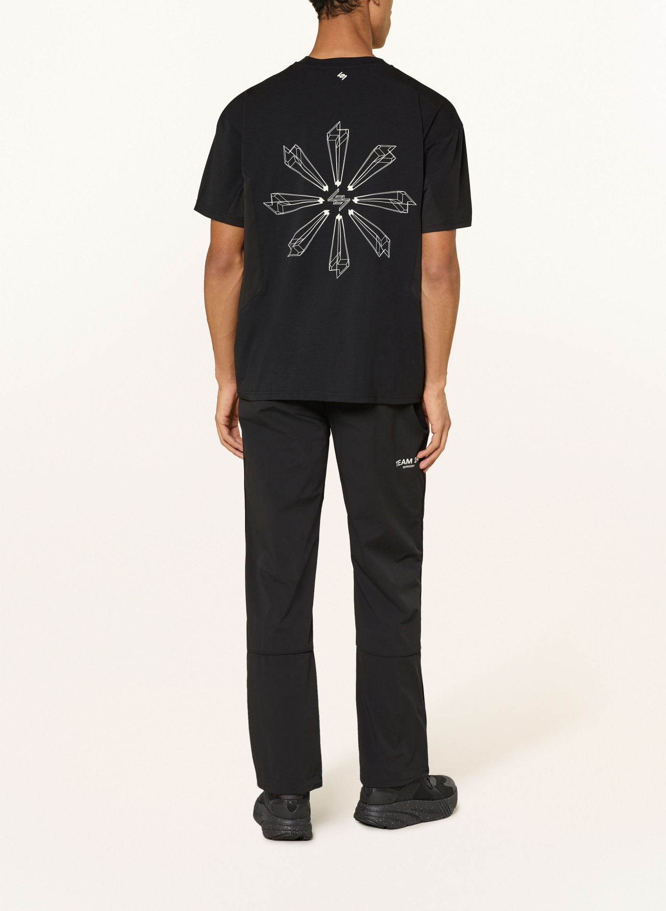 247 REPRESENT Trainingsbroek TEAM 247: ZWART / WIT